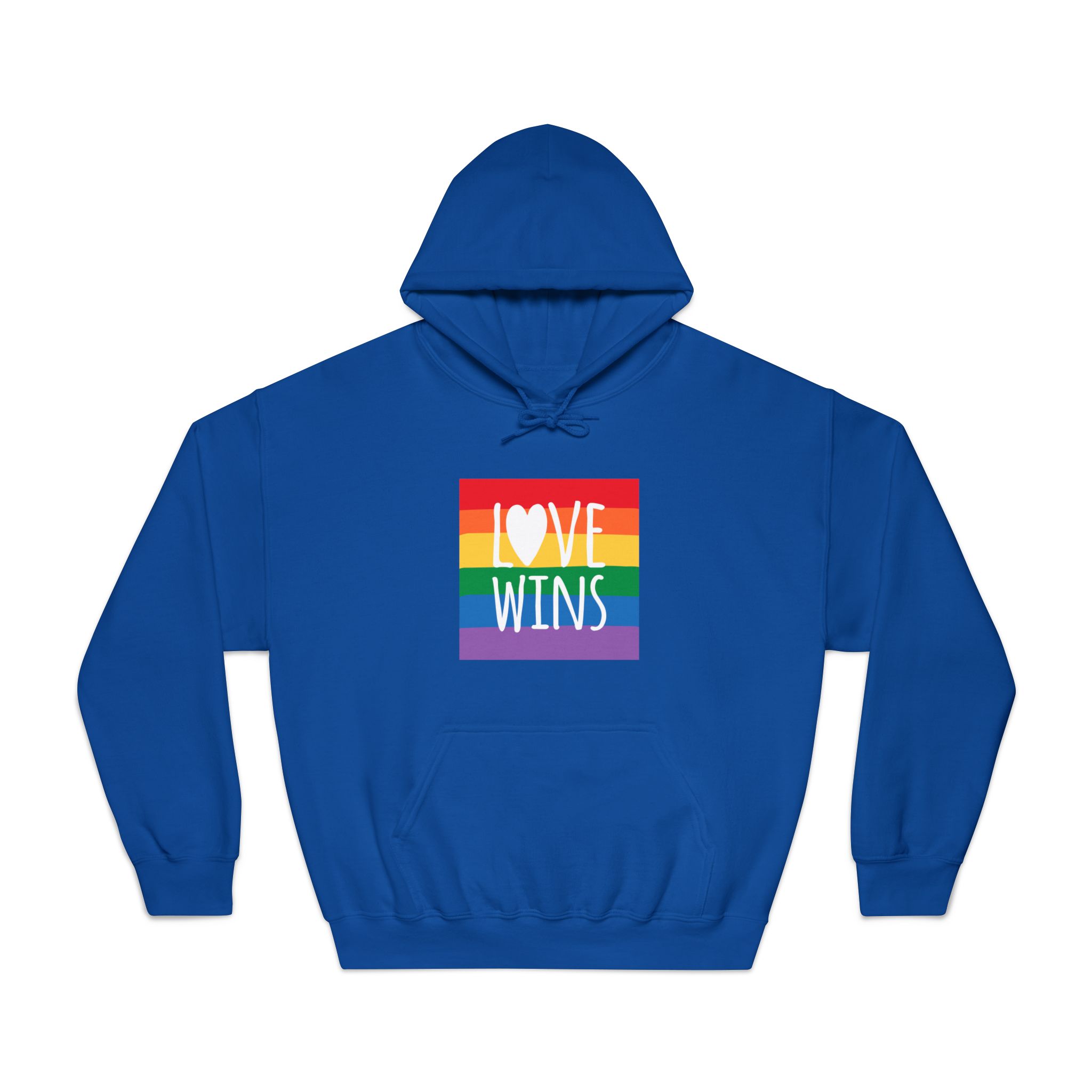 Lovewins Heart Hd 2 Unisex Dryblend Hooded Sweatshirt - Image 25