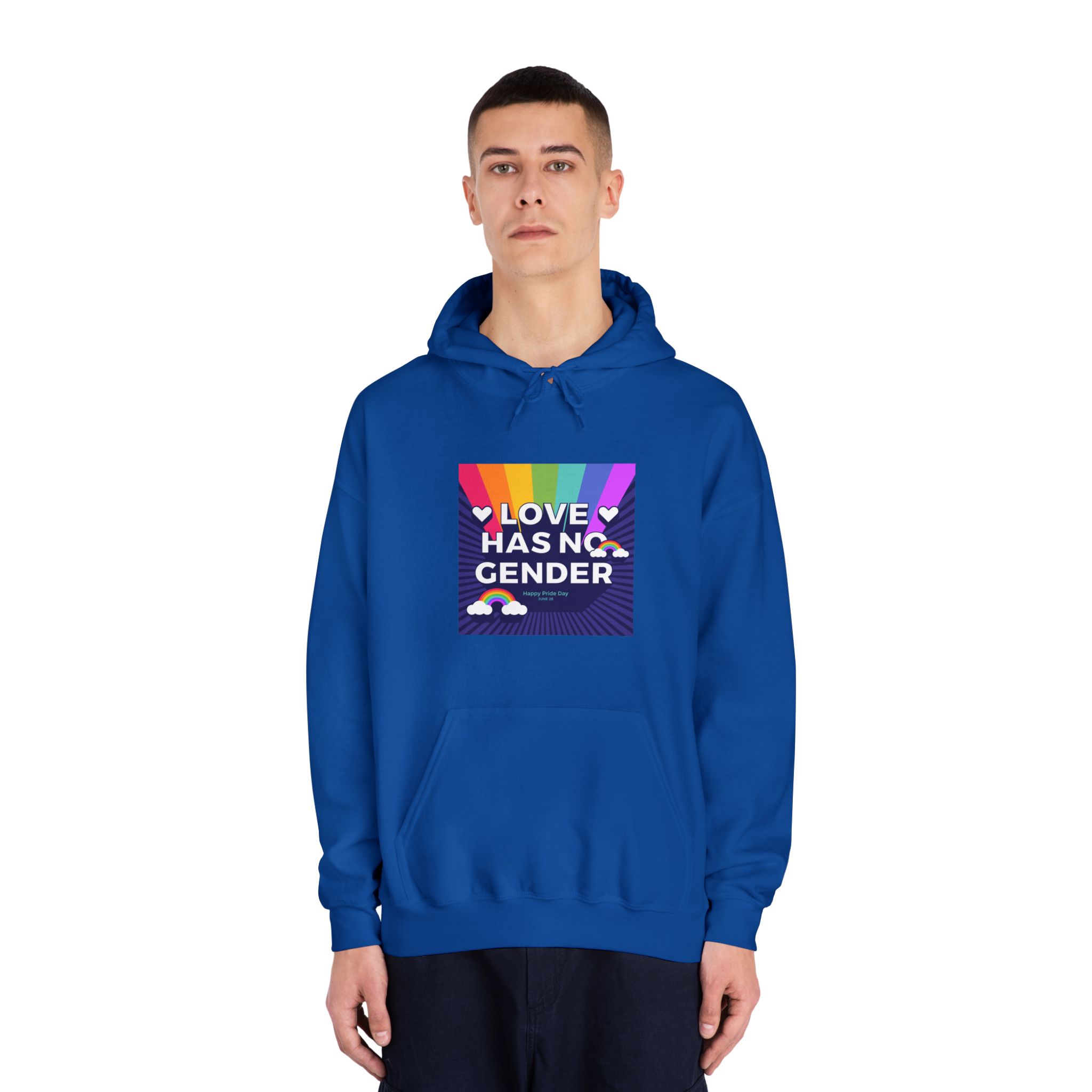 Pride Day Concept(3) Unisex Dryblend Hooded Sweatshirt - Image 27