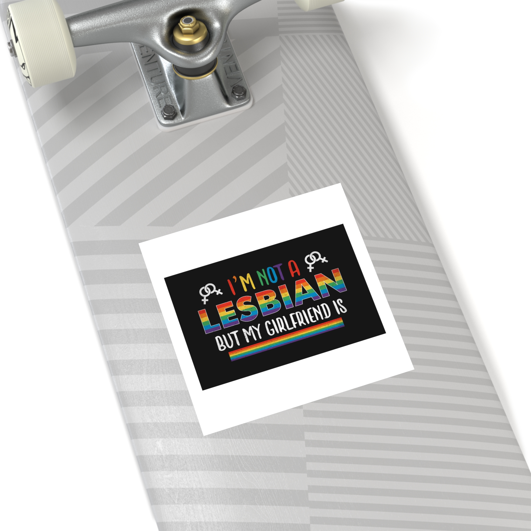 Pride Gay Rainbow Typography Vector Premium T Shirt(4) Laminate Stickers Square - Image 36