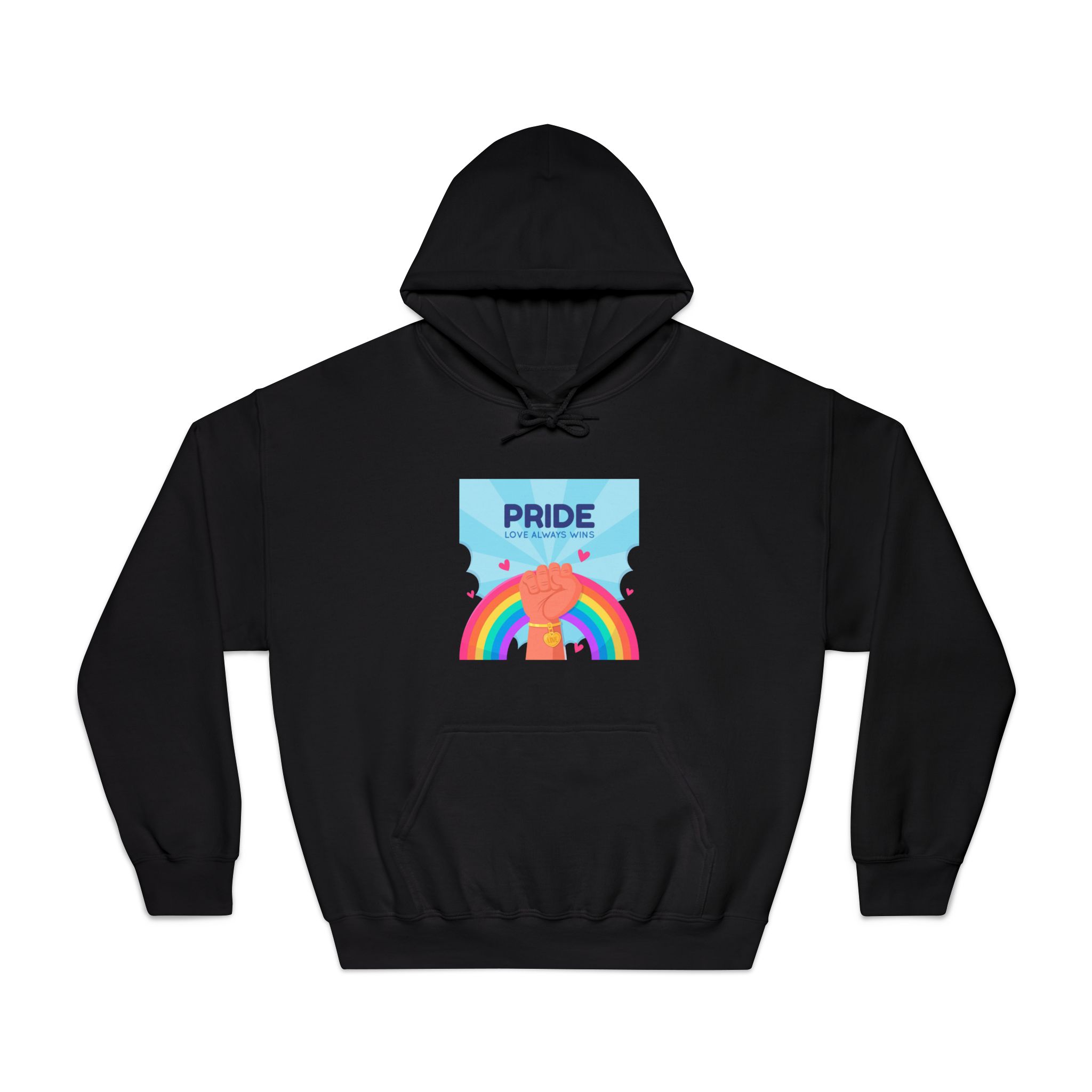 Pride Day Concept Unisex Dryblend Hooded Sweatshirt - Image 9