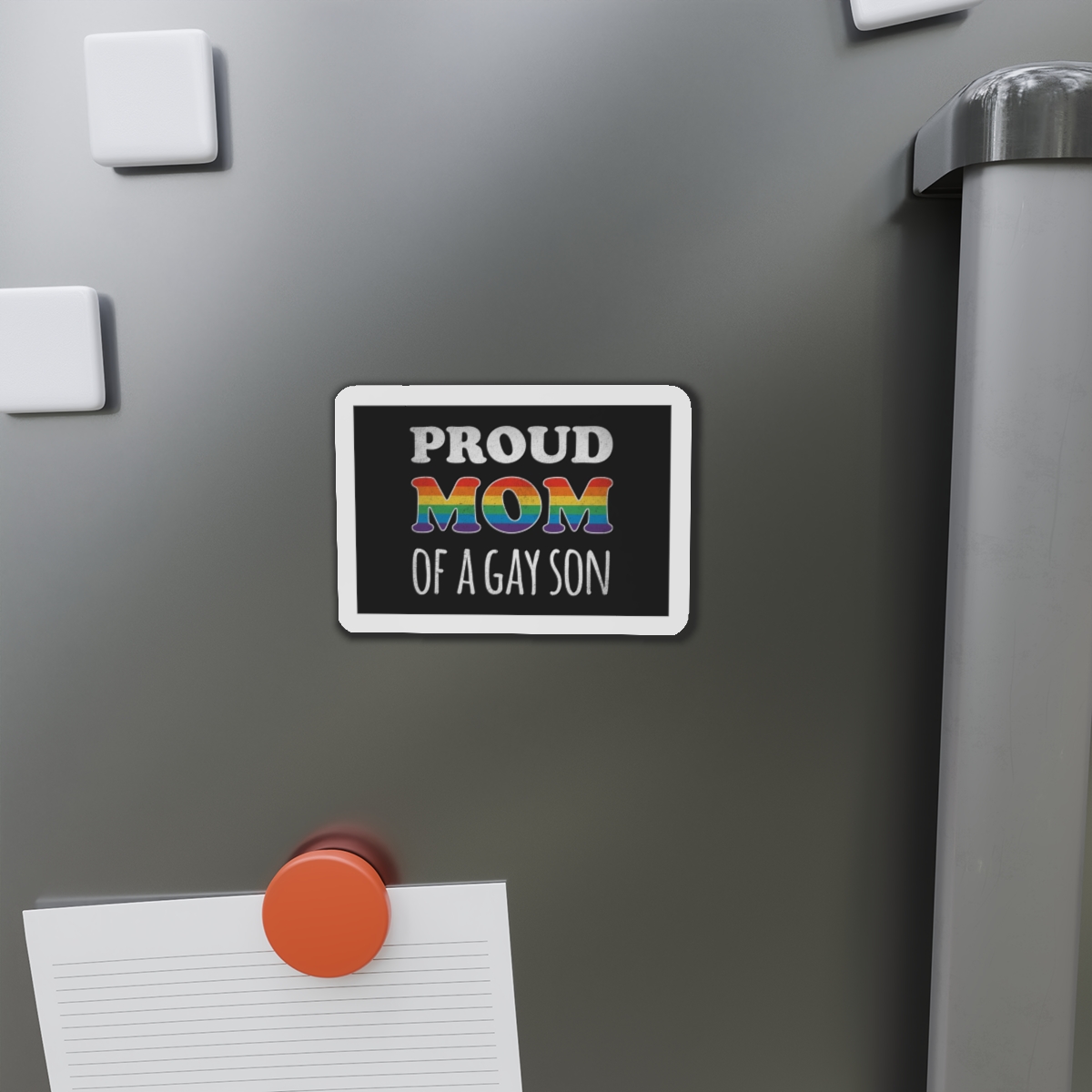 Mother Day Pride Rainbow Typography Vector Premium T Shirt(4) Die Cut Magnets - Image 8