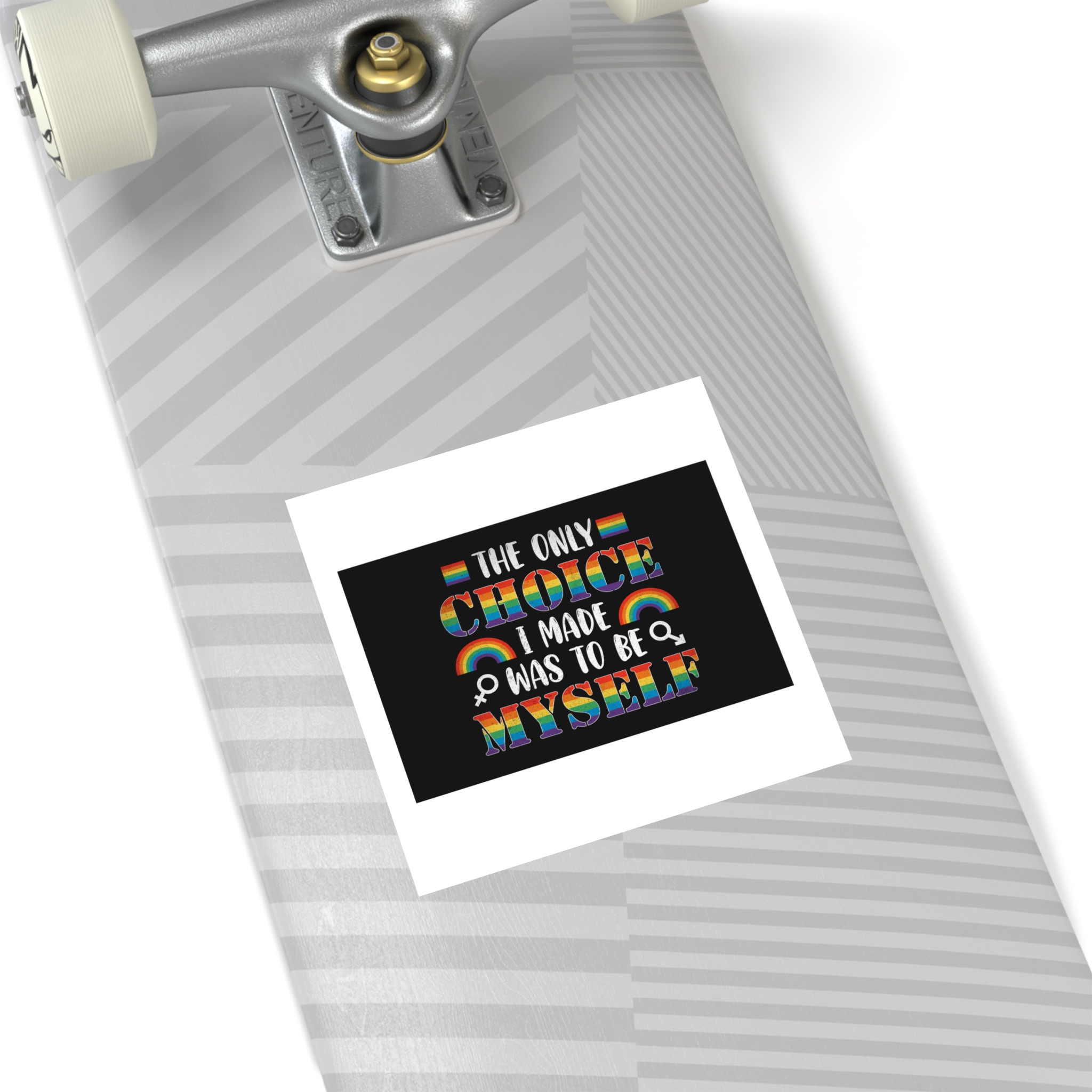 Pride Gay Rainbow Typography Vector Premium T Shirt(1) Laminate Stickers Square - Image 36