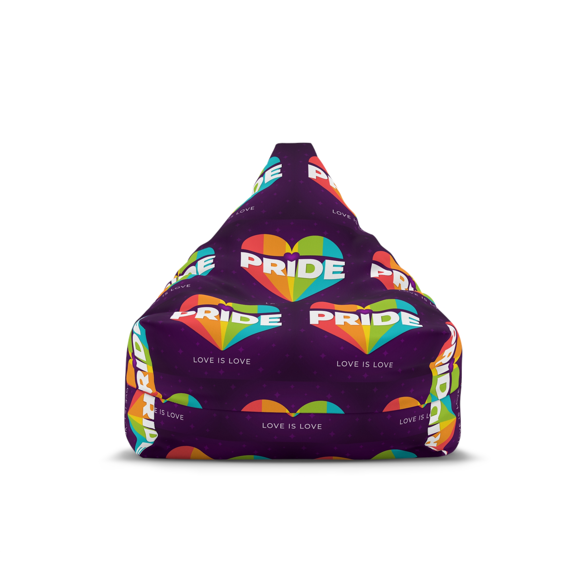 Colorful Pride Day Concept Bean Bag Chair Cover