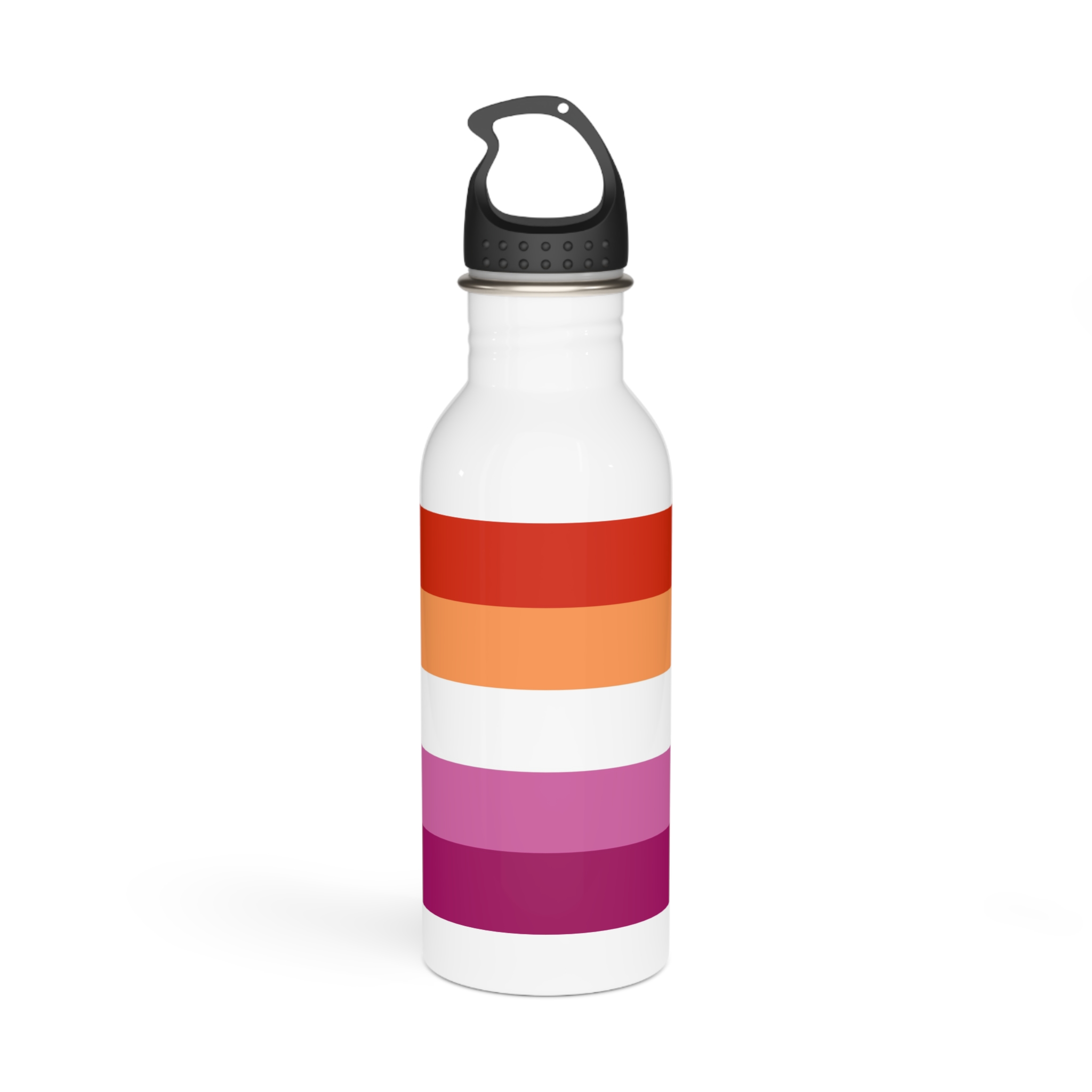 Lesbian Flag Stainless Steel Water Bottle