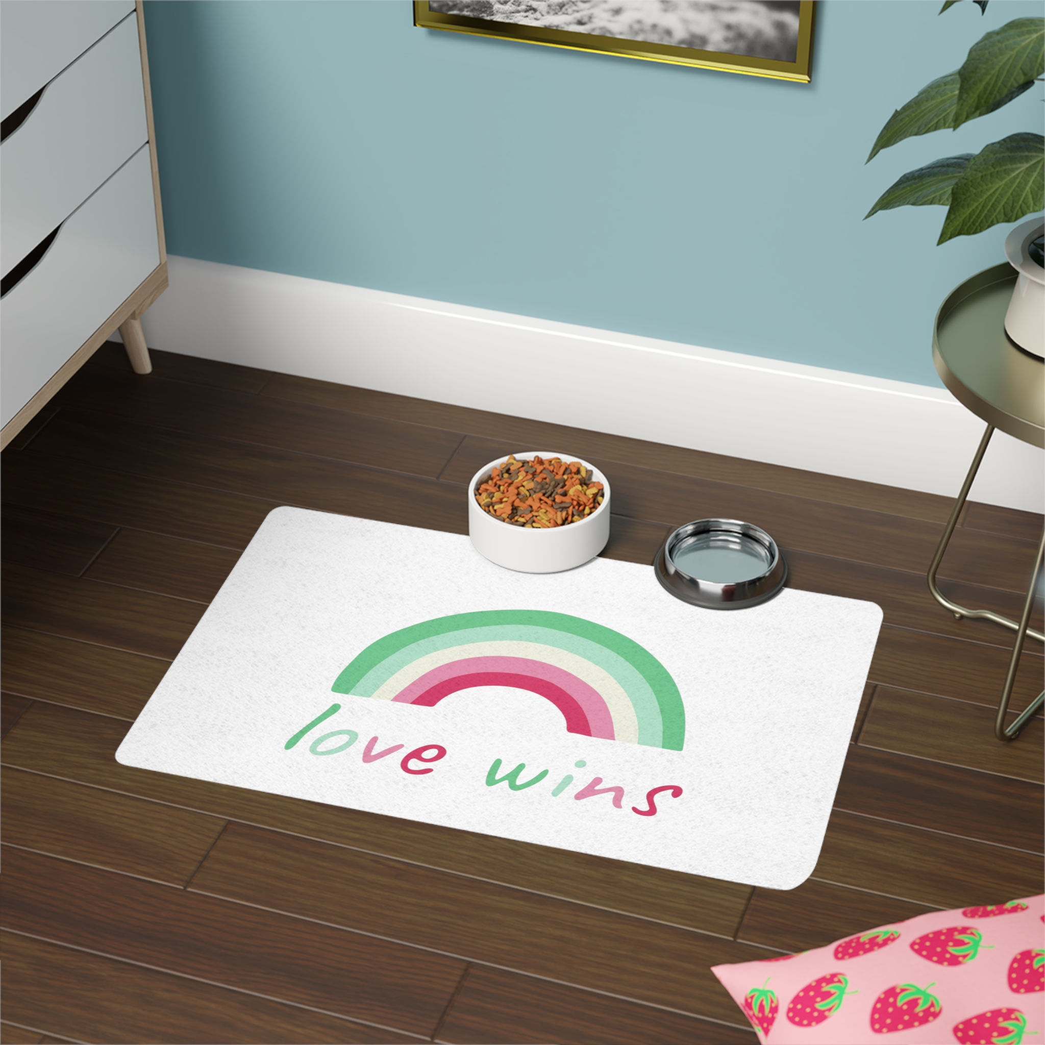 Colorful Rainbow Shape Abrosexual Pride Flag Happy Pride Day Lgbtqia Community Pride Month Vector Hand Drawn Doodle Posters Stickers Logo Cards Pet Food Mat 12x18 - Image 4