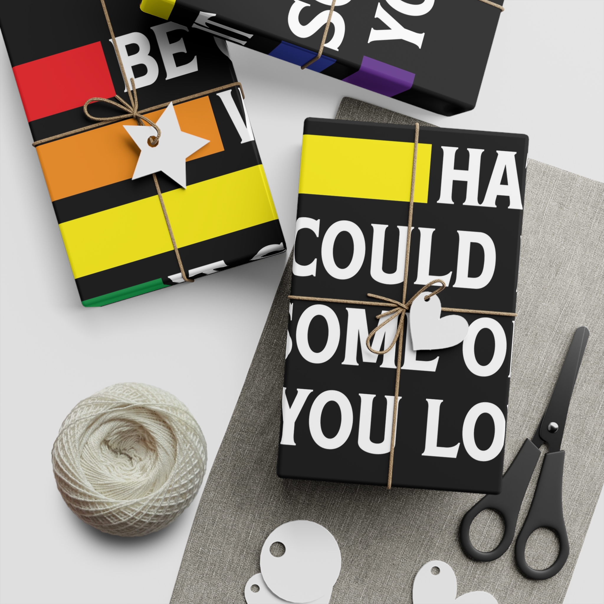 Be Careful Who You Hate It Could Be Some One You Love Shirt Design Vector Illustration Gift Wrapping Paper Sheets 1pc - Image 2
