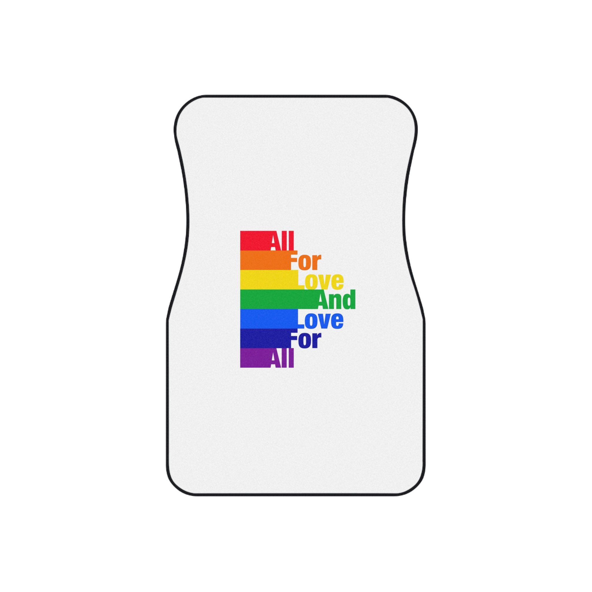 Pride Illustration Car Mats Set Of 4 - Image 2
