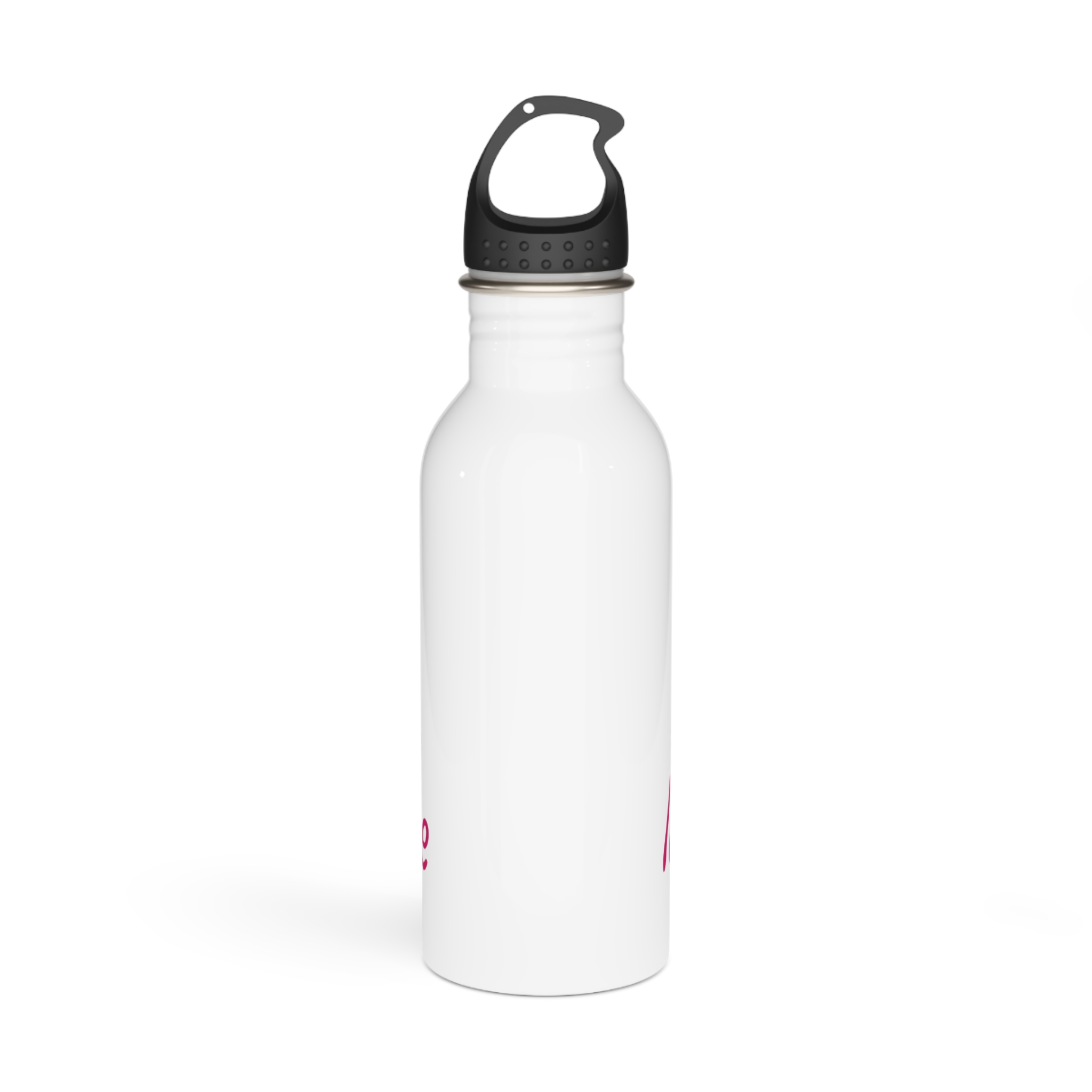Colorful Rainbow Shape Bisexual Pride Flag Happy Pride Day Lgbtqia Community Pride Month Vector Hand Drawn Doodle Posters Stickers Logo Cards (1) Stainless Steel Water Bottle - Image 3