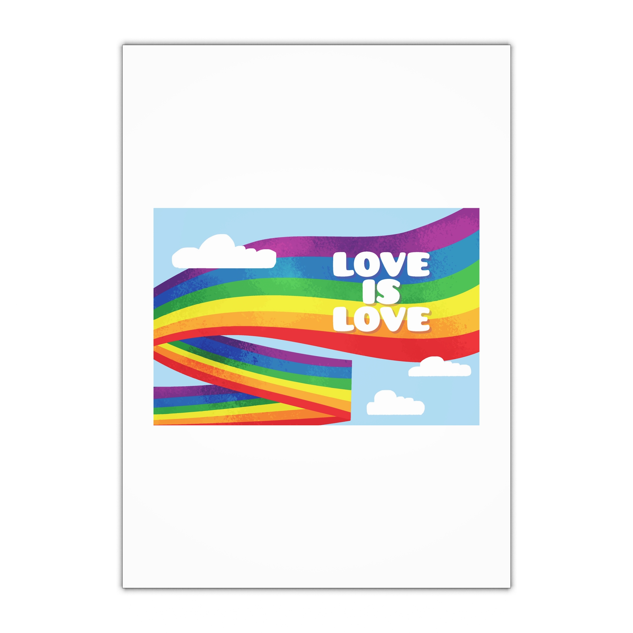 Beautiful Pride Day Flag Concept Gift Wrapping Paper Sheets 1pc