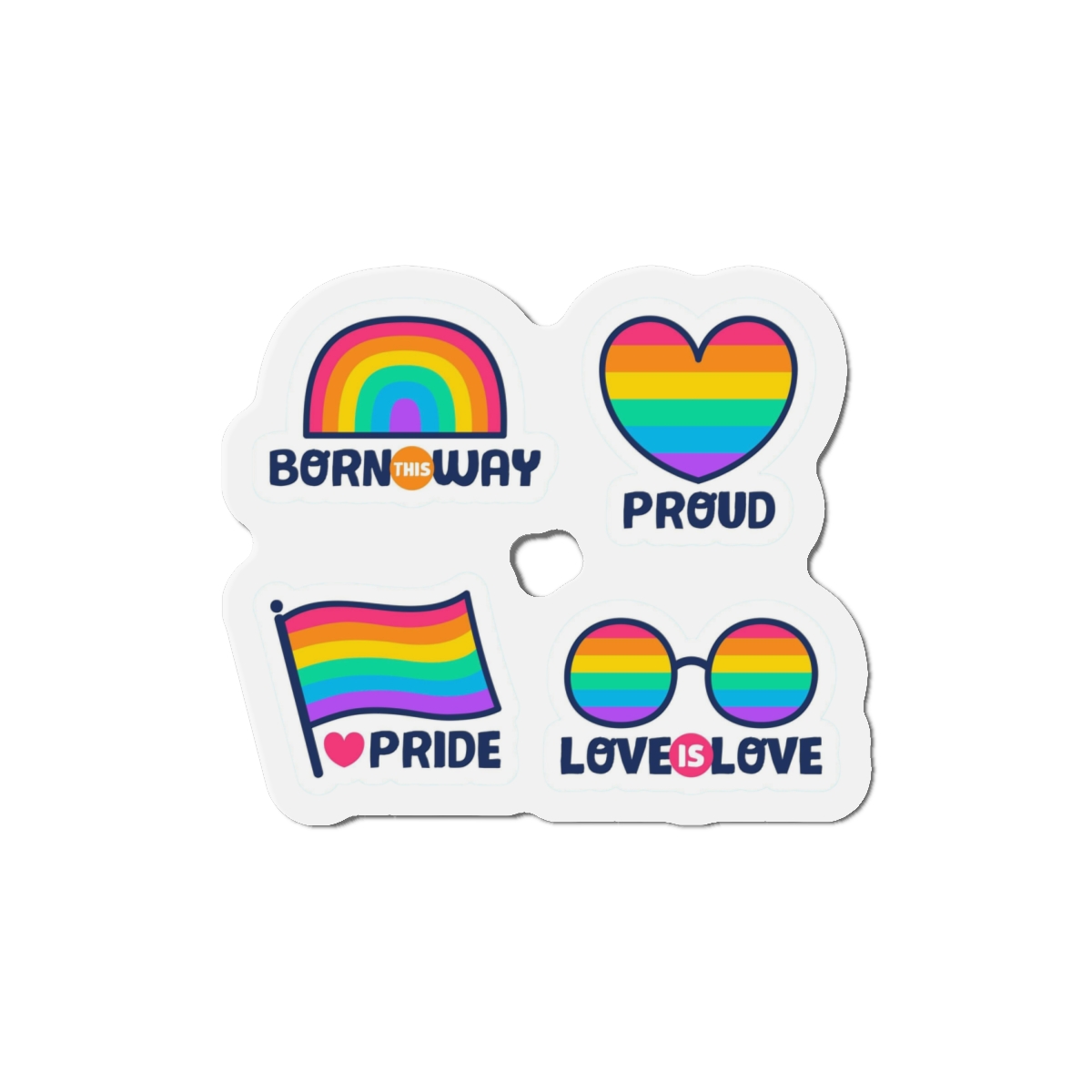 Pride Day Lables Collection Die Cut Magnets - Image 13