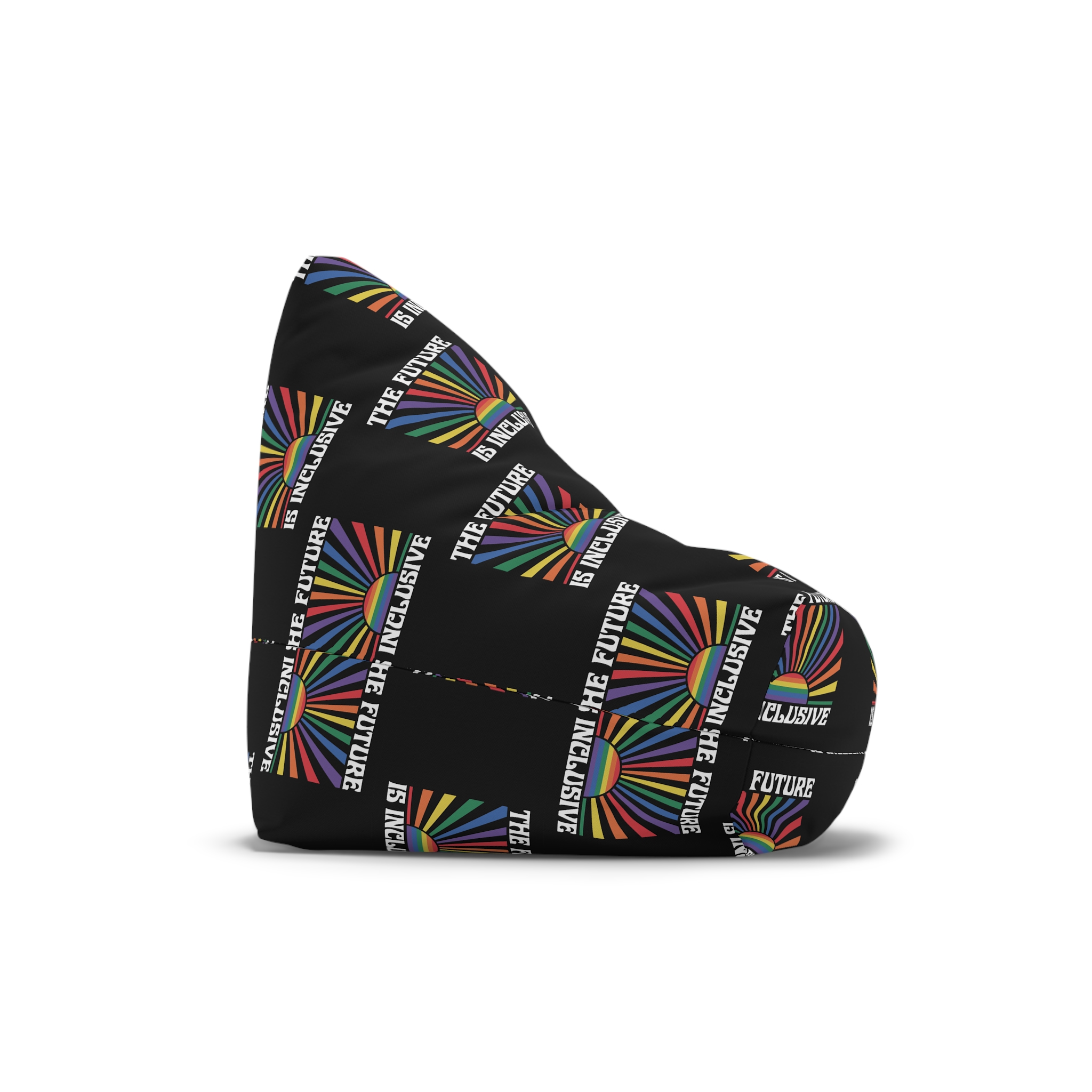 Pride Lgbtq Gay Typography Vector Tshirt Design Bean Bag Chair Cover - Image 3