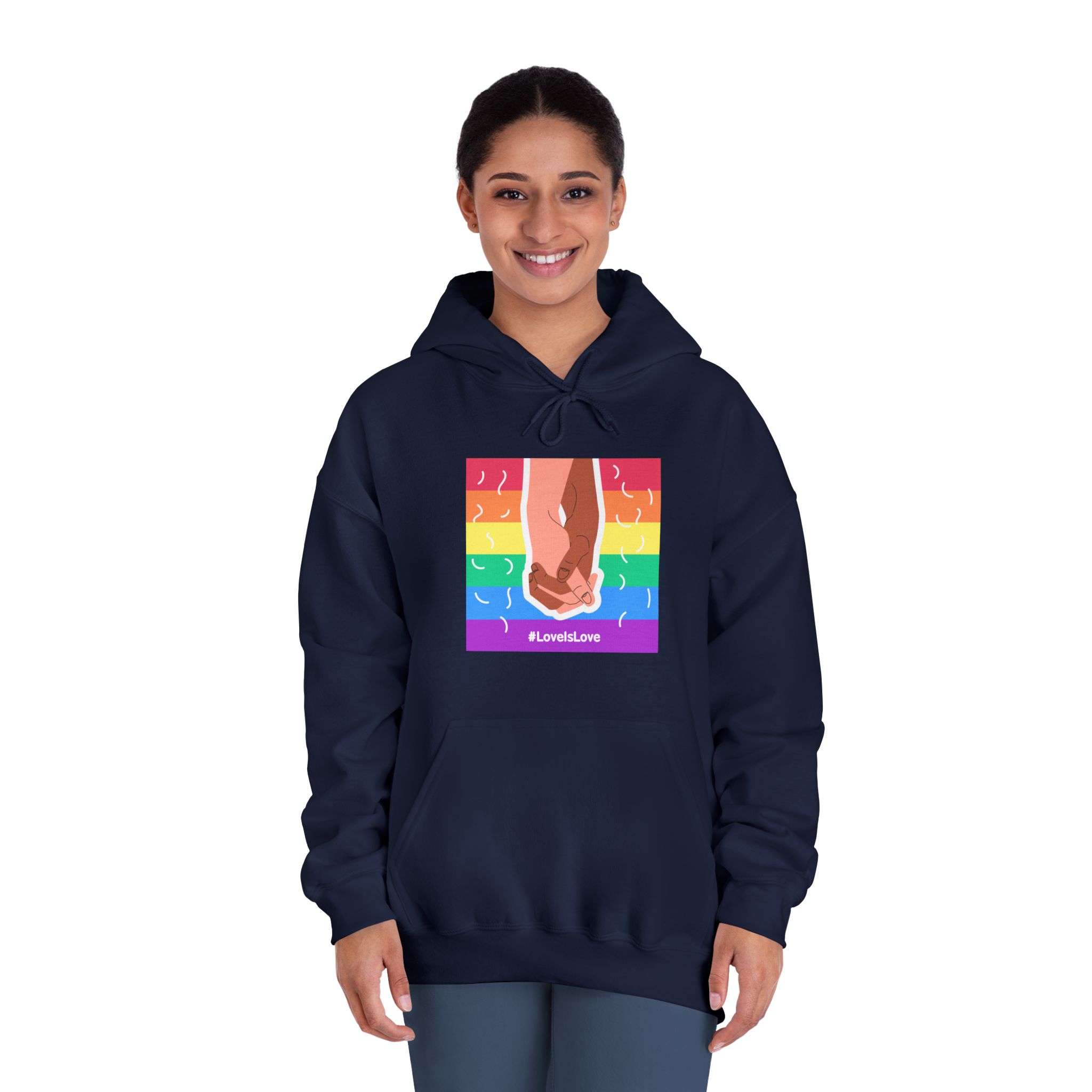 Pride Day Concept(2) Unisex Dryblend Hooded Sweatshirt - Image 32