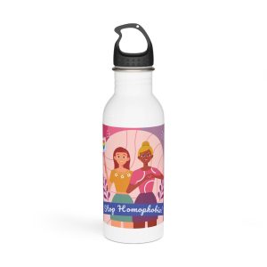 Lesbian Pride Design FE588C Stainless Steel Water Bottle