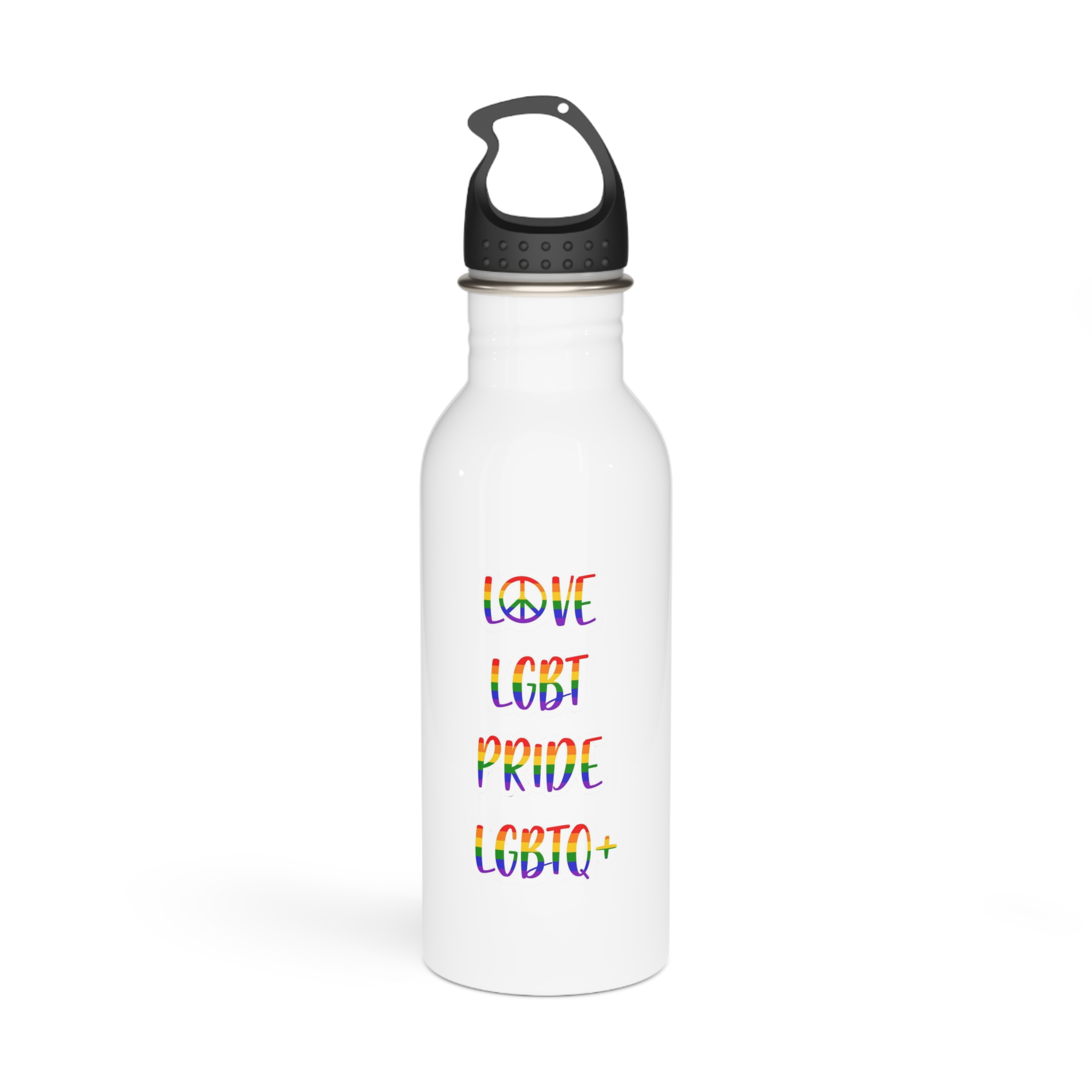 Lgbt Pride Month June Poster Card Banner Background Vector Illustration Stainless Steel Water Bottle