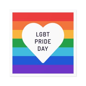 Pride Day 1 Laminate Stickers Square