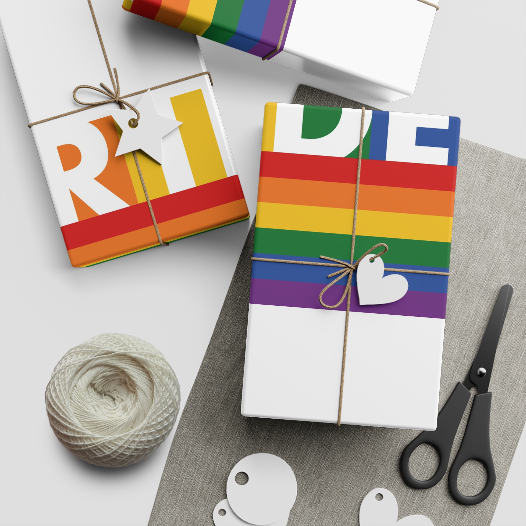 Lesbian Pride Design E2364B Gift Wrapping Paper Sheets 1pc - Image 2