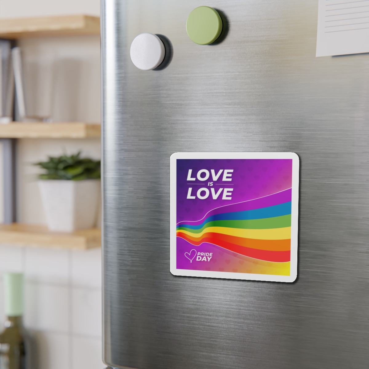 Colorful Pride Day Flag Concept Die Cut Magnets - Image 9