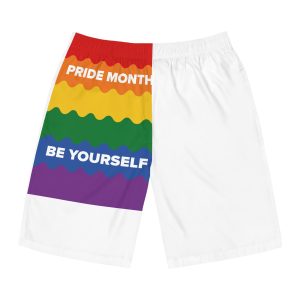 Lgbt Pride Month June Lesbian Gay Bisexual Transgender Lgbtq Flag Rainbow Vector Mens Board Shorts Aop
