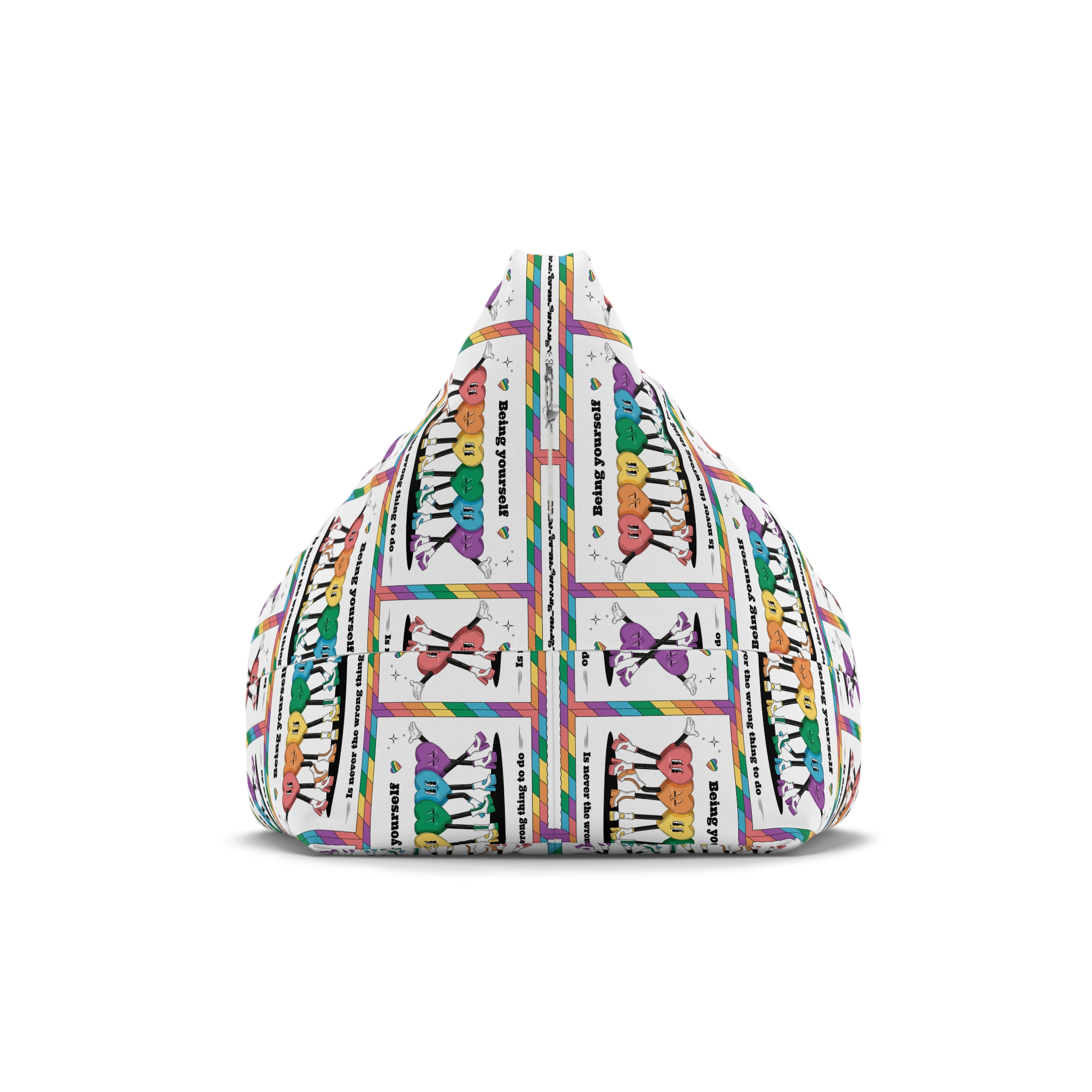 Illustration Pride Month Celebration Bean Bag Chair Cover - Image 2