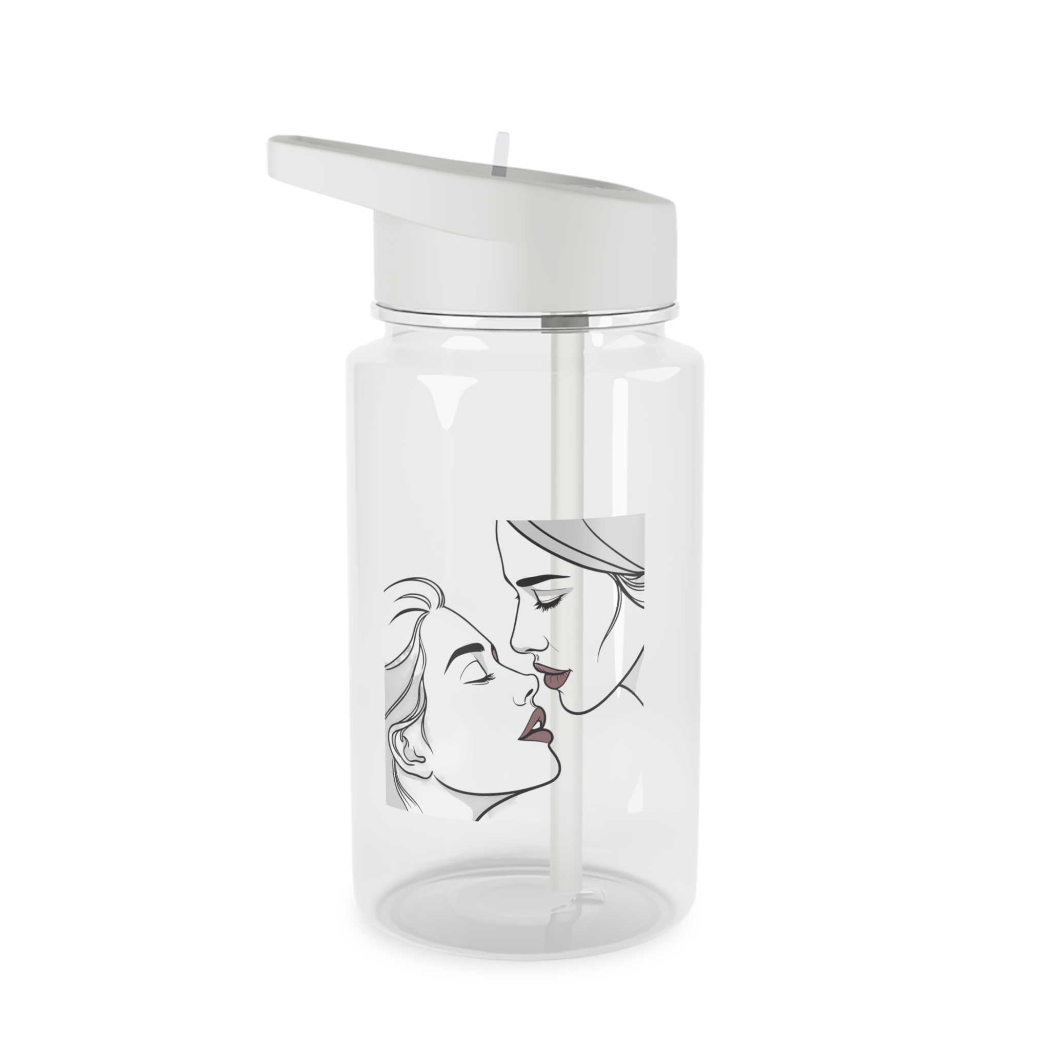 Perfect Lip Set Open Close Smooches Tritan Water Bottle