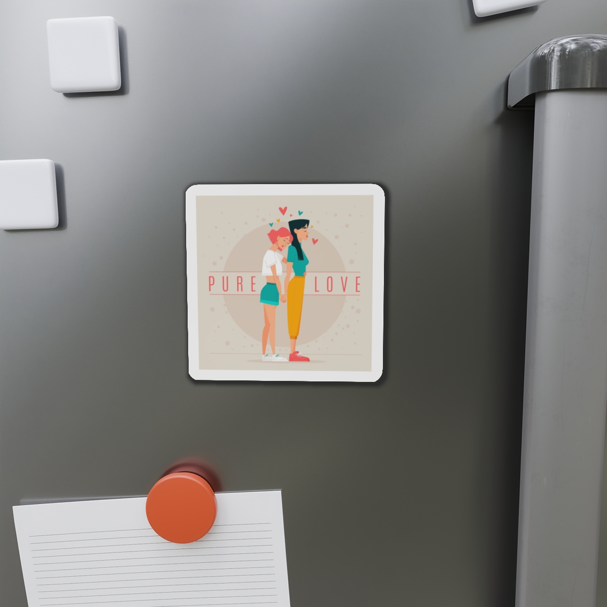 Lesbian Pride Design F63132 Die Cut Magnets - Image 8