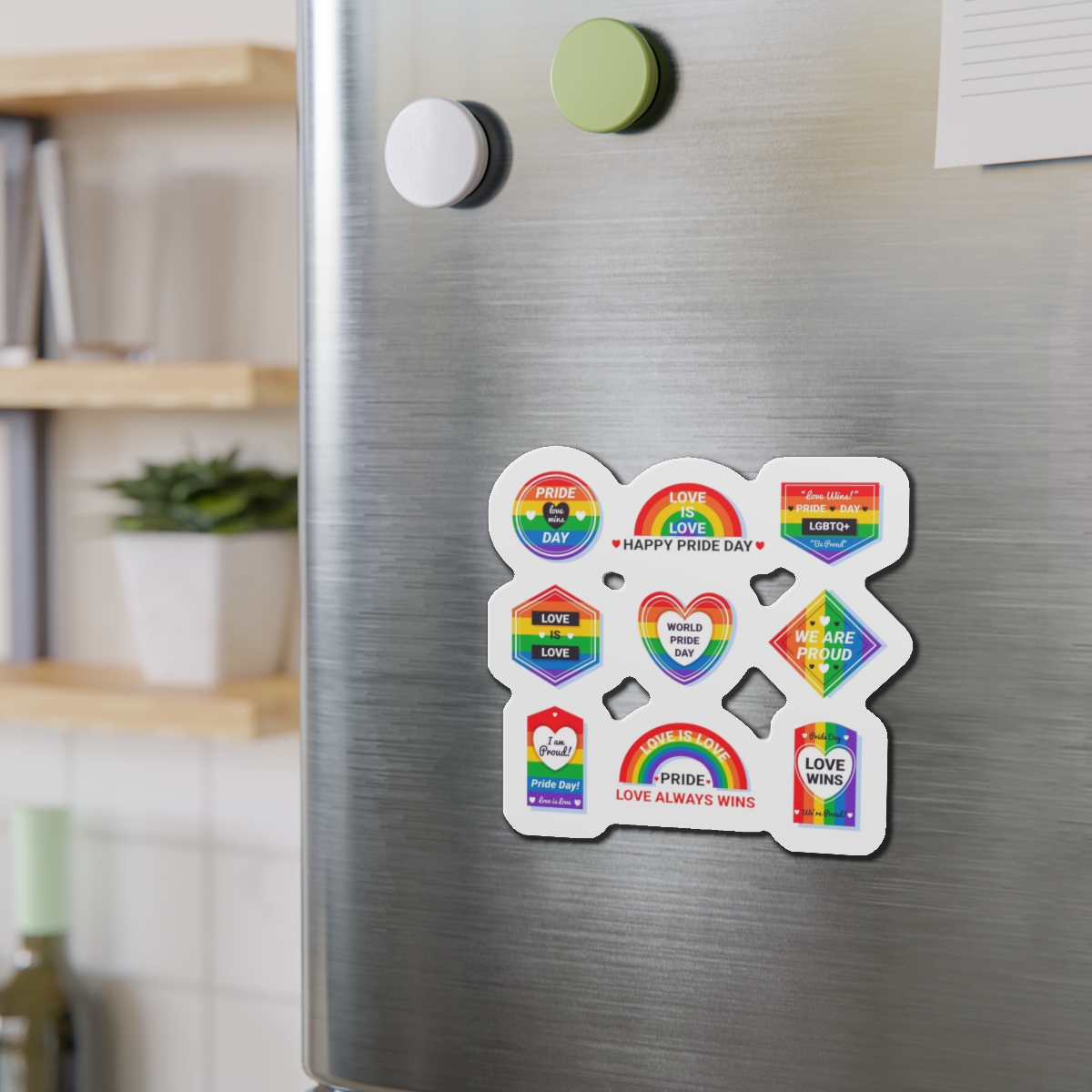 Pride Day Labels Concept Die Cut Magnets - Image 12