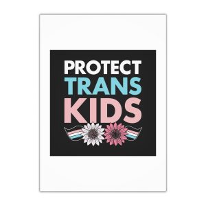 Protect Trans Kids(1) Gift Wrapping Paper Sheets 1pc