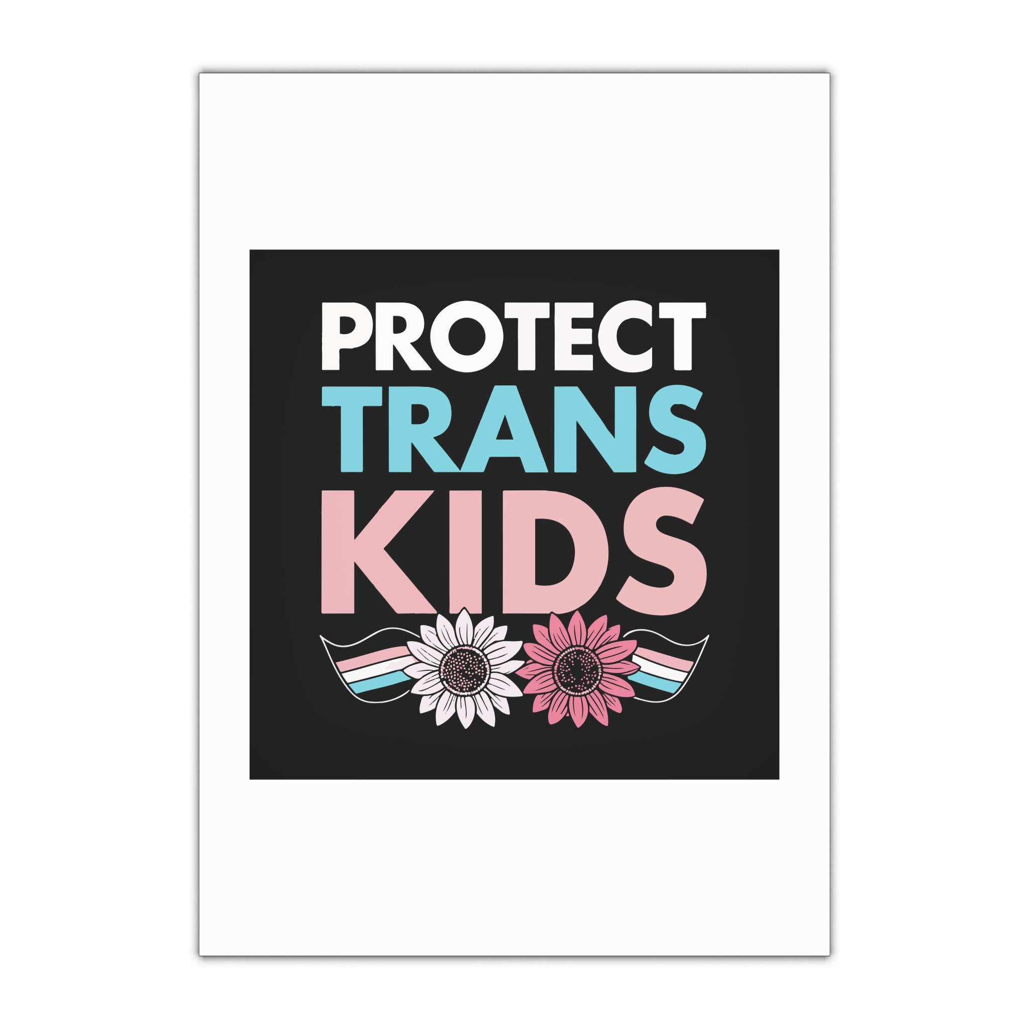 Protect Trans Kids(1) Gift Wrapping Paper Sheets 1pc