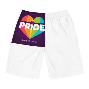 Colorful Pride Day Concept Mens Board Shorts Aop
