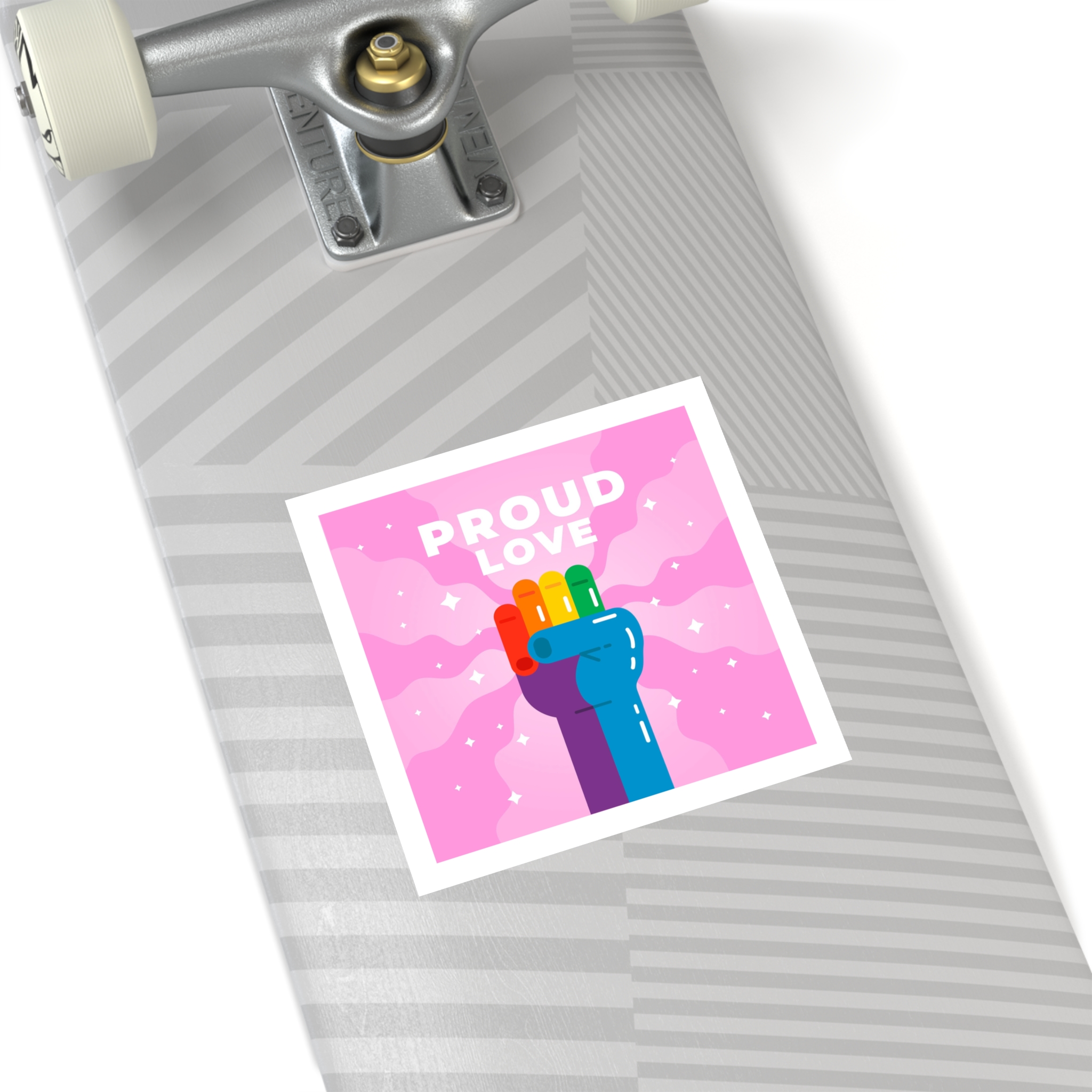 Pride Day Concept(4) Laminate Stickers Square - Image 36