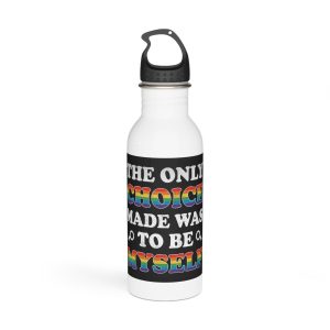 Mother Day Pride Rainbow Typography Vector Premium T Shirt Stainless Steel Water Bottle