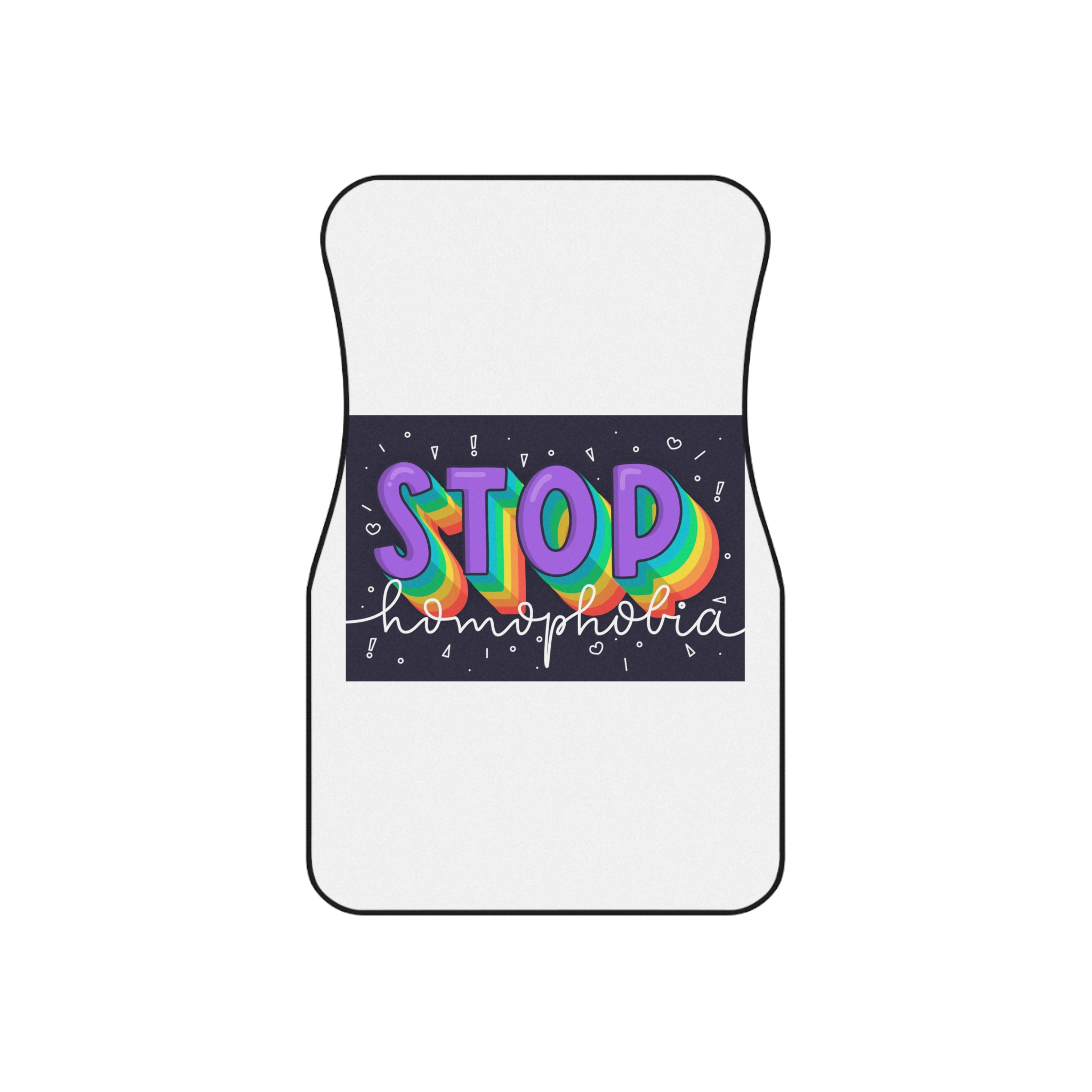 Stop Homophobia Concept Car Mats Set Of 4 - Image 2