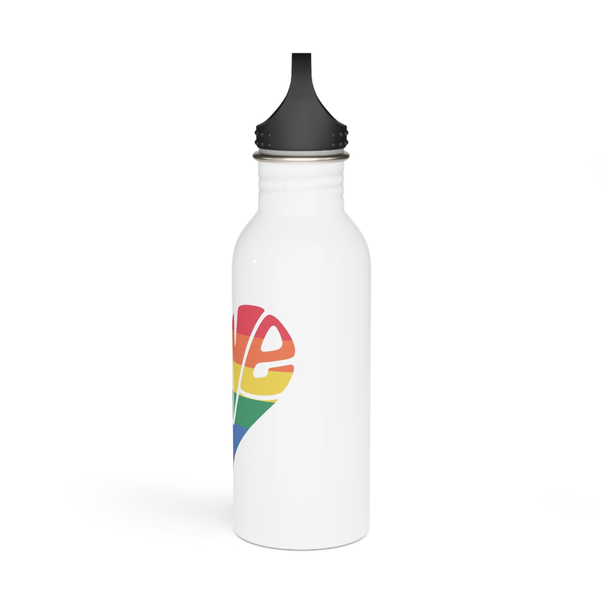 Pride Lgbt Gay Retro Tshirt Design Stainless Steel Water Bottle - Image 4