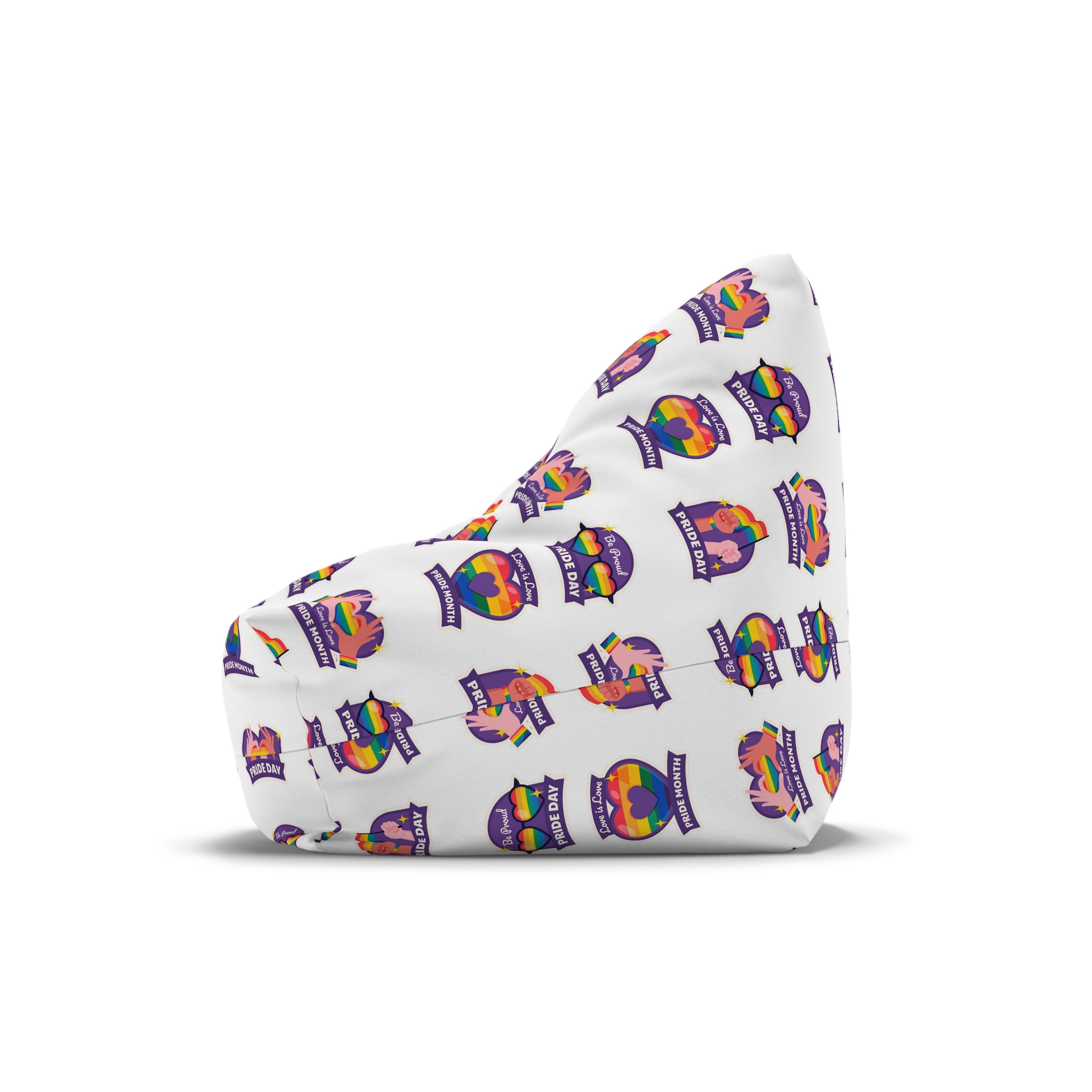 Labels Collection Pride Month Celebration Bean Bag Chair Cover - Image 4