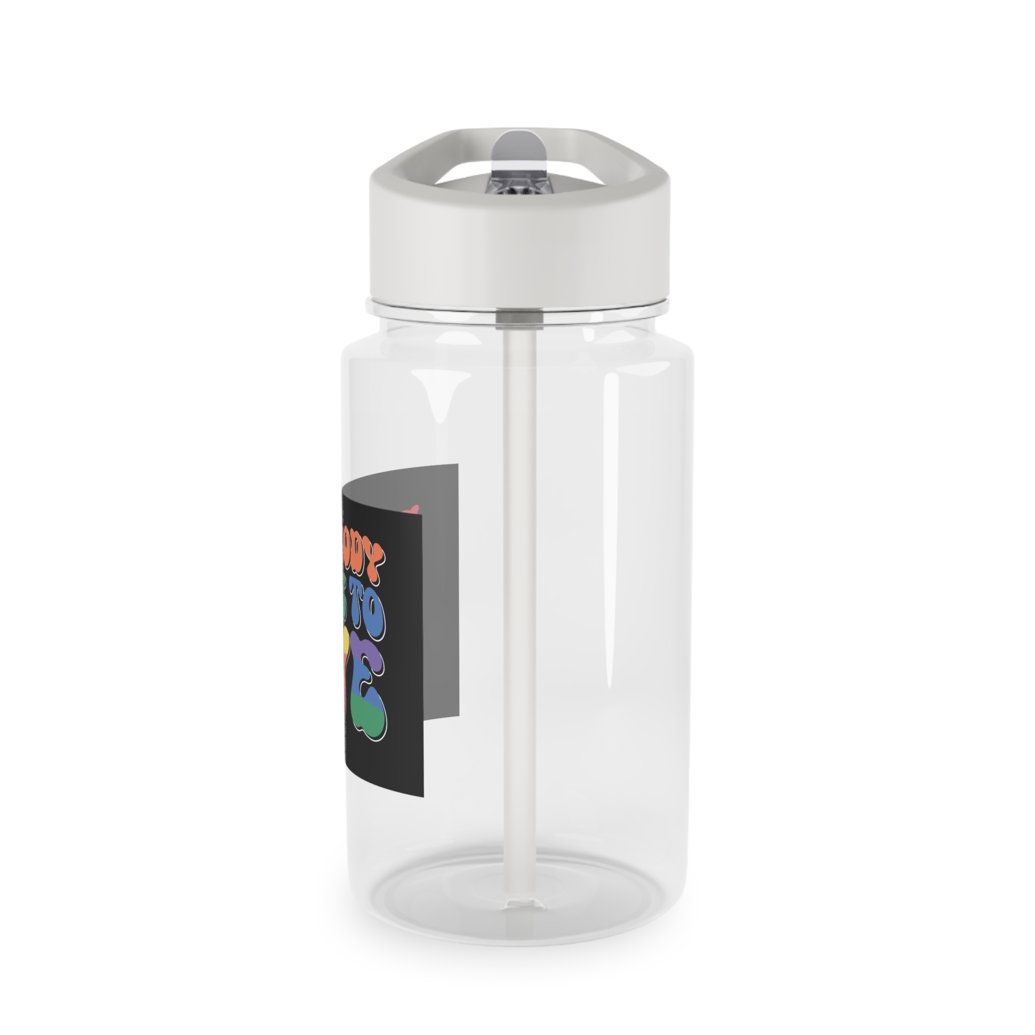 Pride Lgbt Gay Retro Tshirt Design Tritan Water Bottle - Image 3
