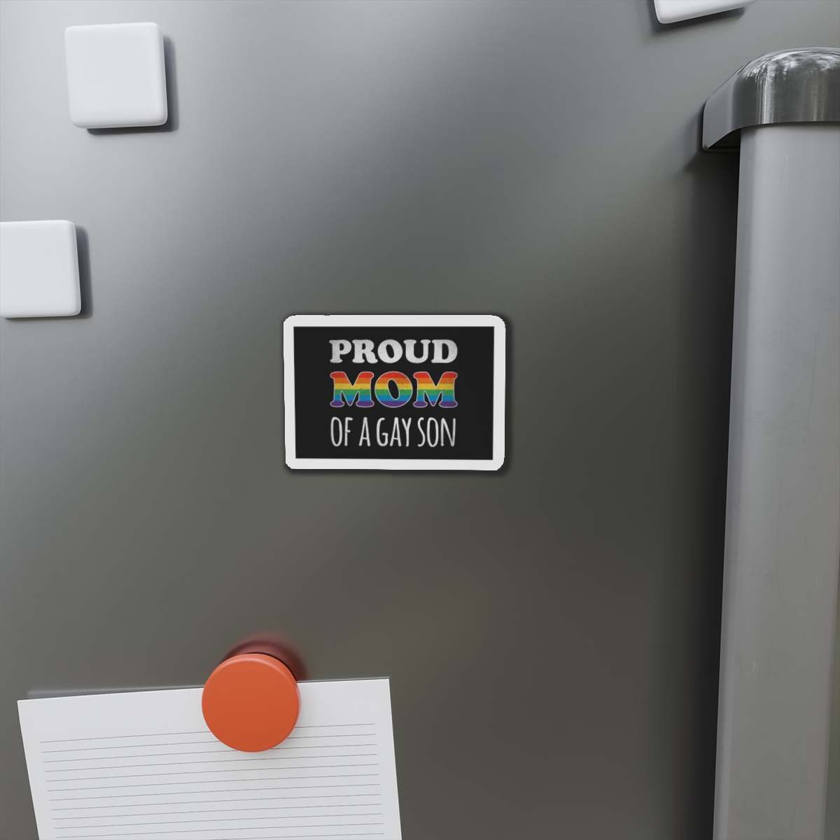 Mother Day Pride Rainbow Typography Vector Premium T Shirt(4) Die Cut Magnets - Image 5