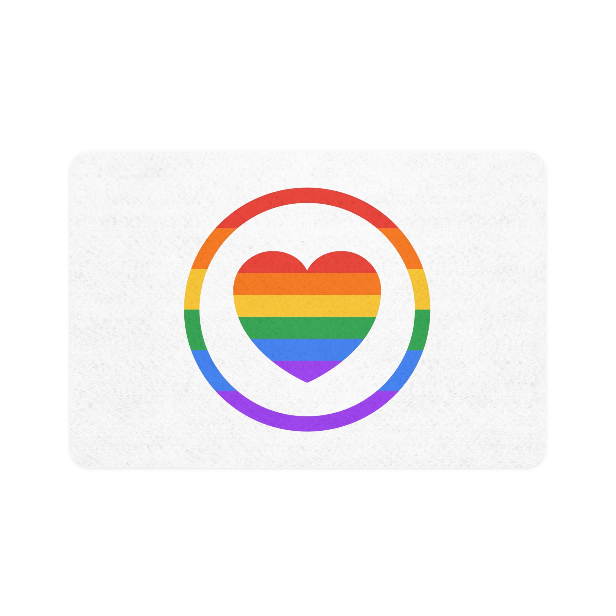Lgbt Pride Month June Lesbian Gay Bisexual Transgender Lgbtq Flag Rainbow Vector (1) Pet Food Mat 12x18