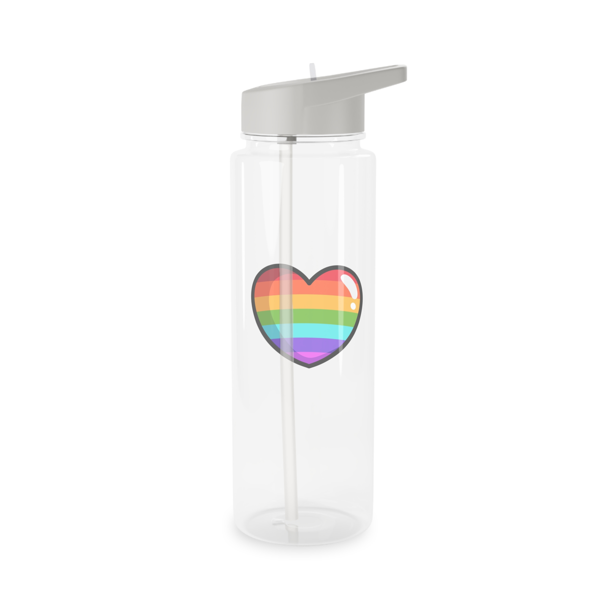 Pride Heart Cartoon Style Tritan Water Bottle - Image 6