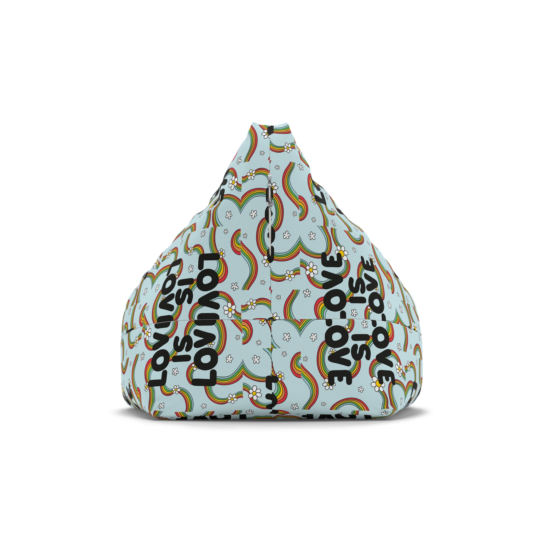 Pride Day Lettering Concept Bean Bag Chair Cover - Image 2