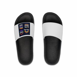 Flat Pride Day Badge Collection 2 Mens Slide Sandals