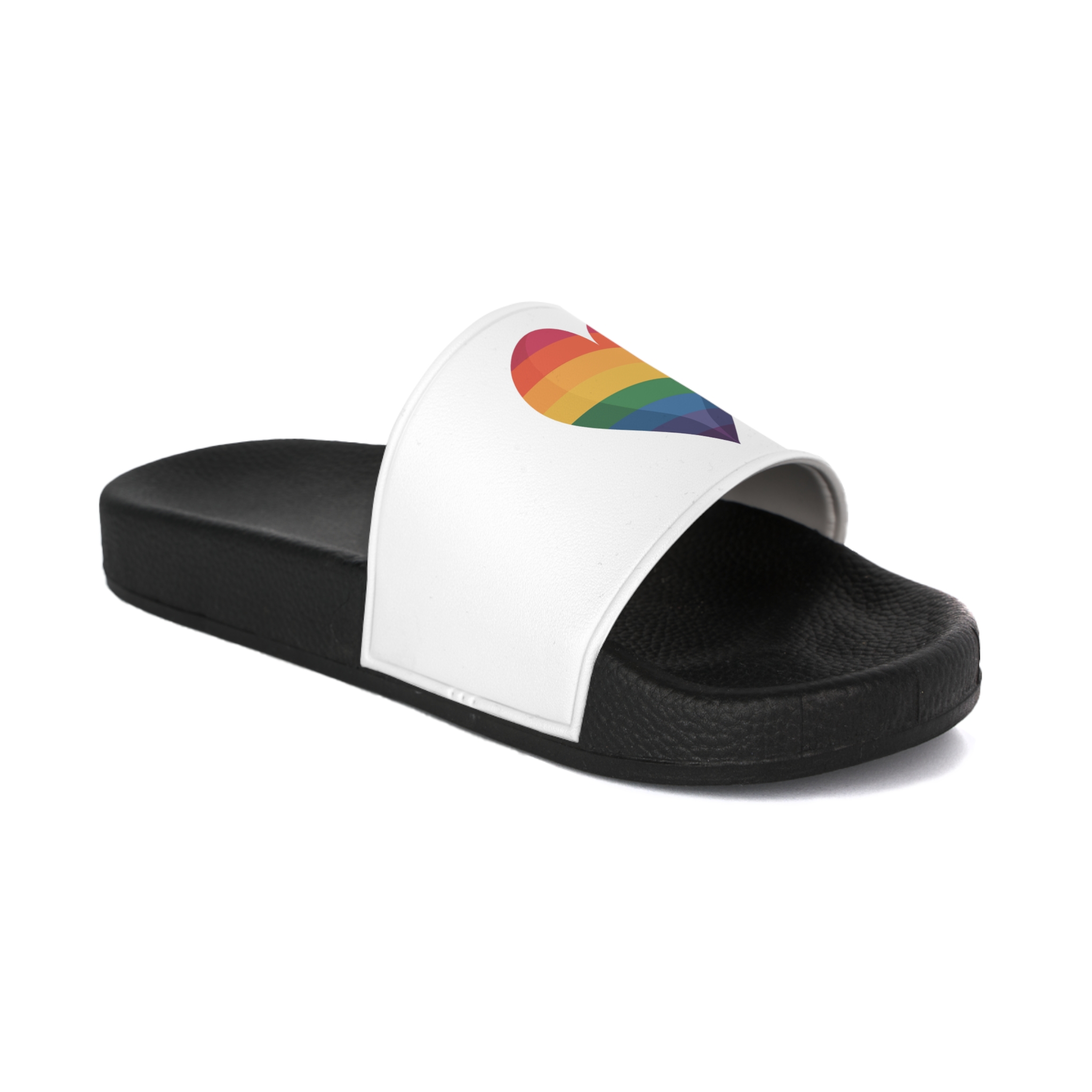 Happy Valentines Day Celebrate Love Romance With Special Gifts Mens Slide Sandals - Image 2