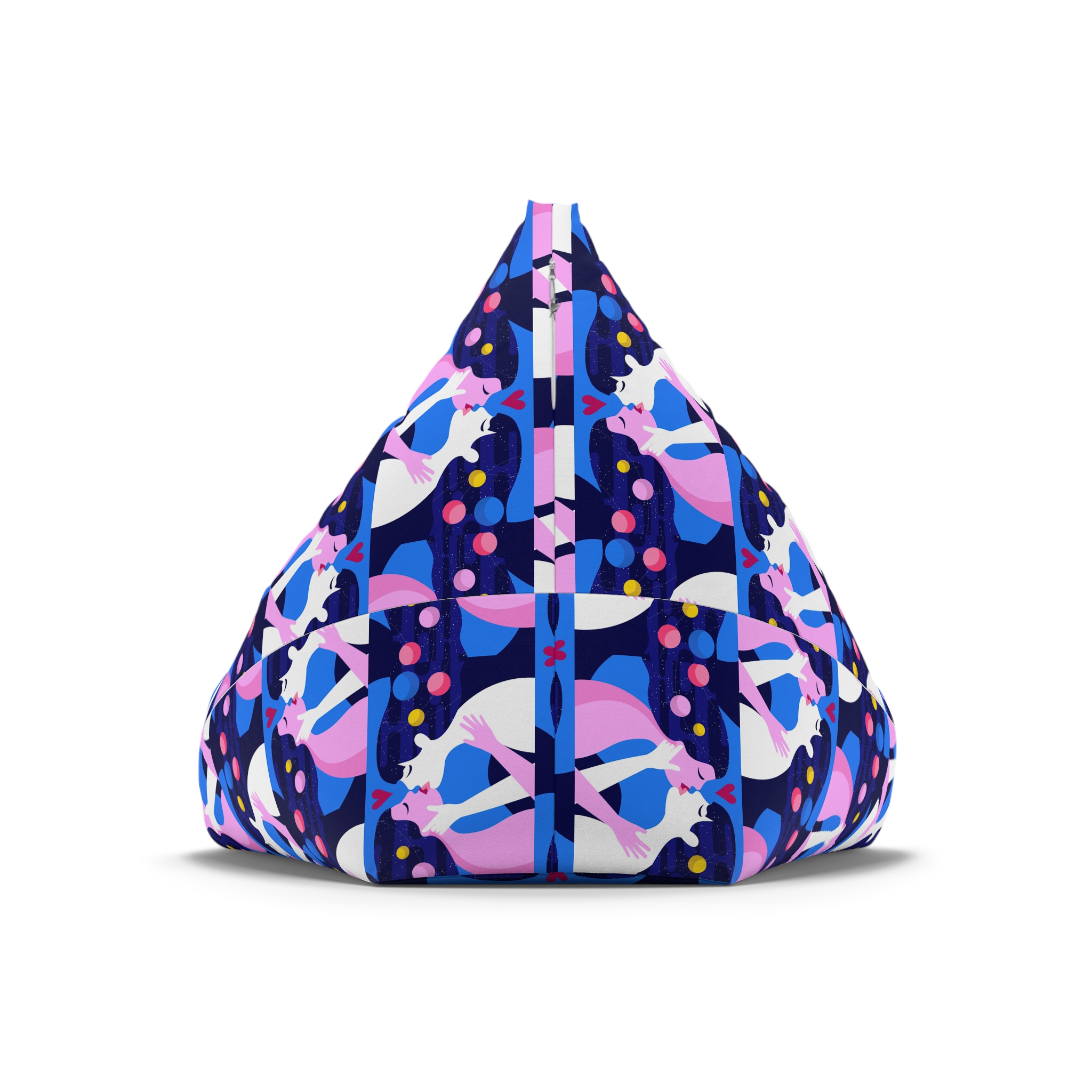 Lesbian Pride Design 4C2A53 Bean Bag Chair Cover - Image 6