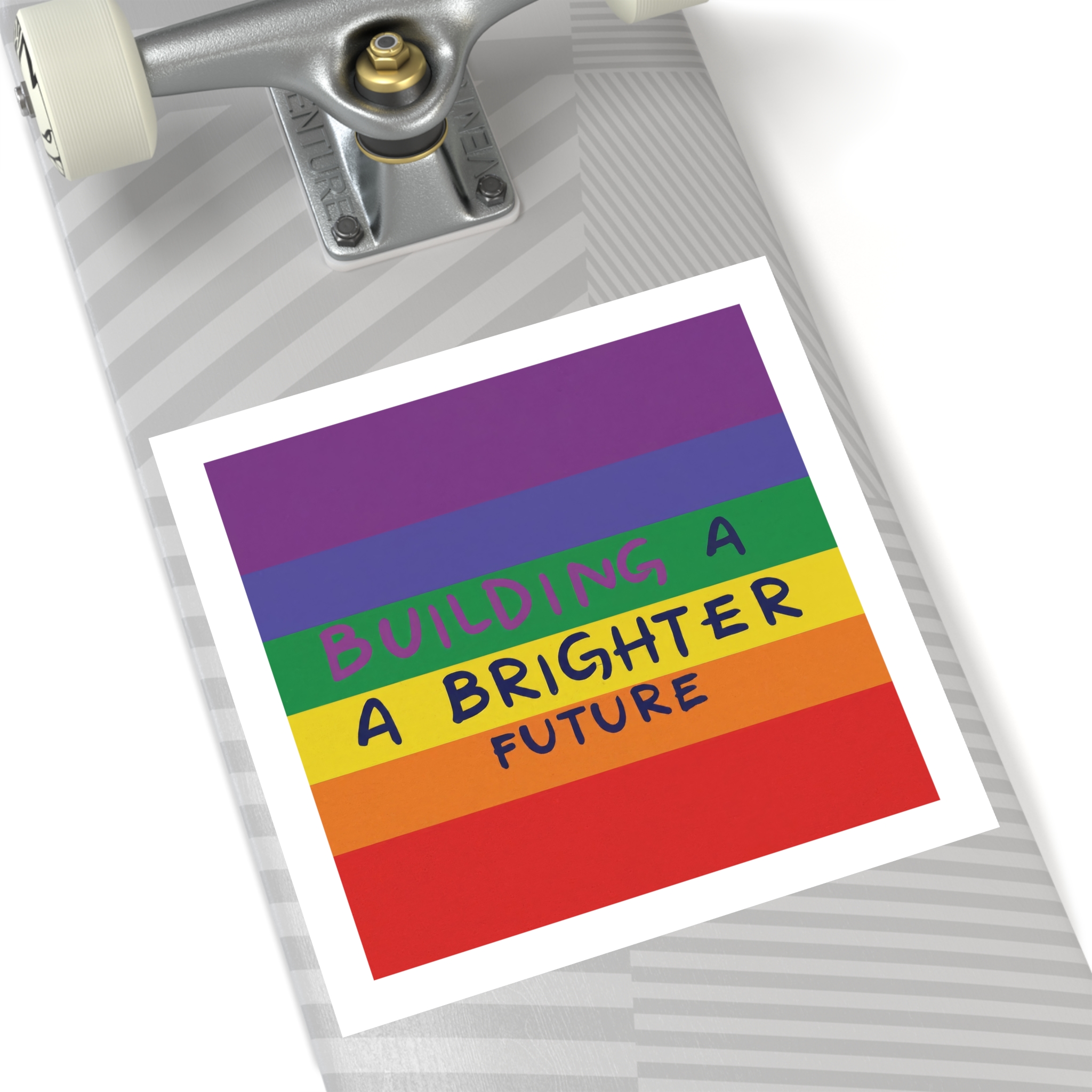 Rainbow Lgbt Flag Vector Illustration Pride Month Rainbow Lgbt Flag Vector Illustration Pri Laminate Stickers Square - Image 52