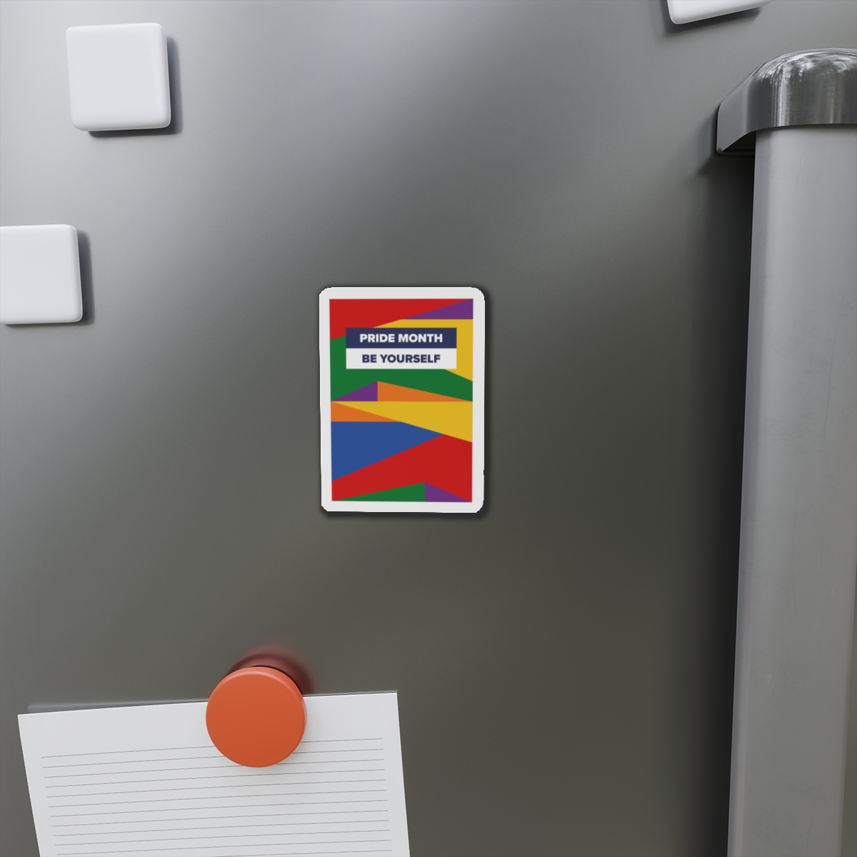 Lgbt Pride Month June Lesbian Gay Bisexual Transgender Lgbtq Flag Rainbow Vector(2) Die Cut Magnets - Image 5