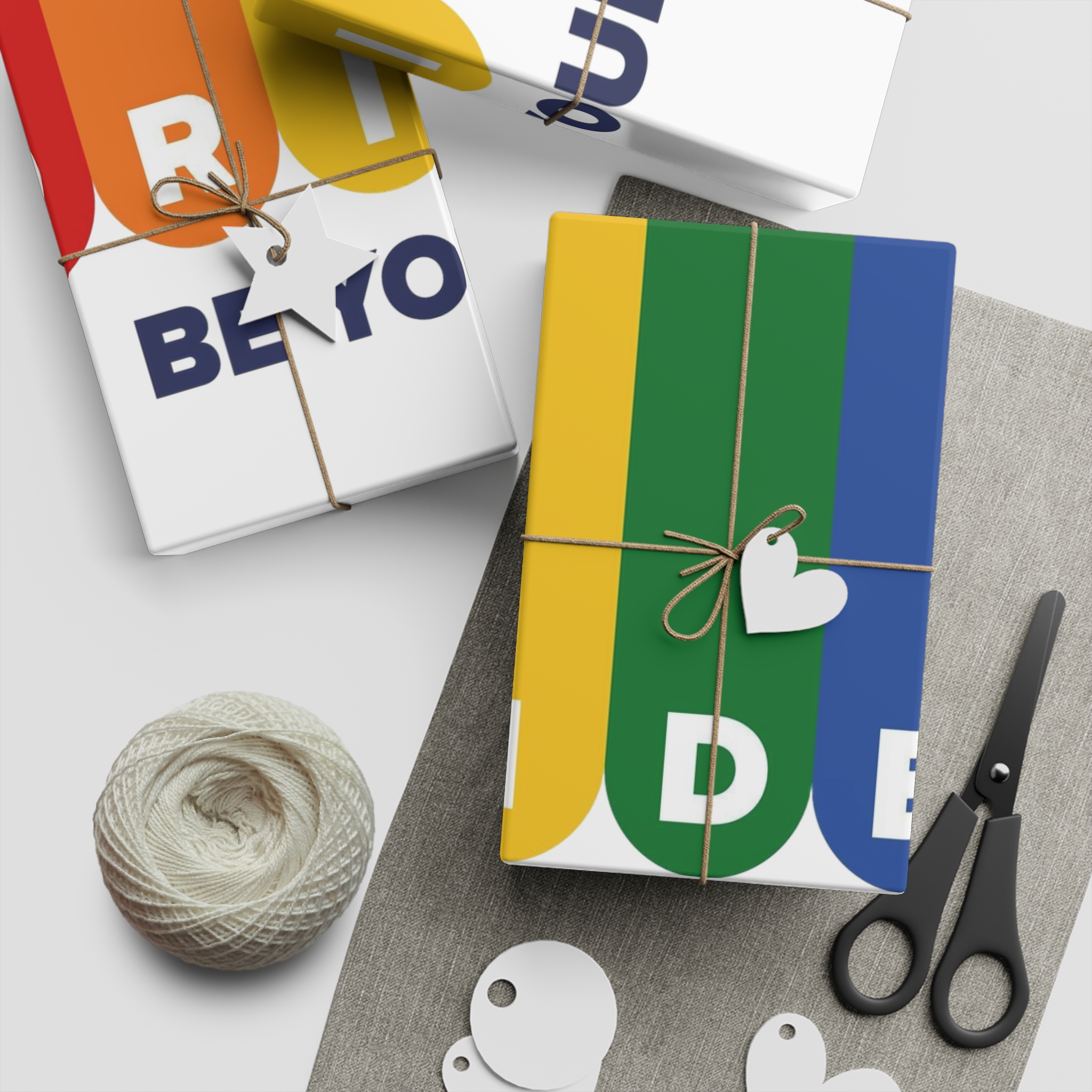Lgbt Pride Month June Lesbian Gay Bisexual Transgender Lgbtq Flag Rainbow Vector(1) Gift Wrapping Paper Sheets 1pc - Image 5