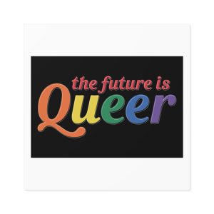 Pride Lgbtq Gay Typography Vector Tshirt Design(5) Laminate Stickers Square