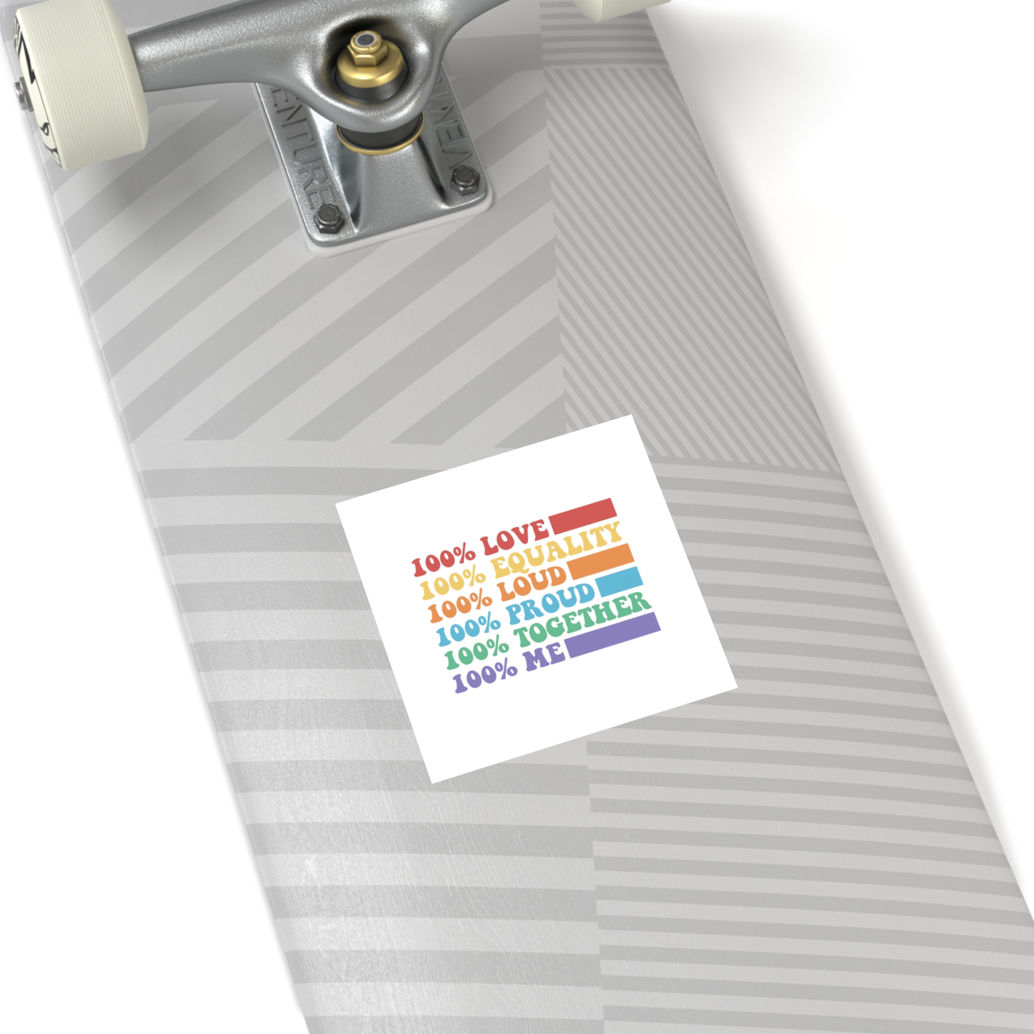 Pride Lgbt Gay Typography T Shirt Design Laminate Stickers Square - Image 72