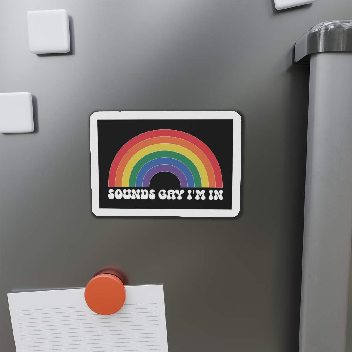 Pride Lgbtq Gay Typography Vector Tshirt Design(4) Die Cut Magnets - Image 11