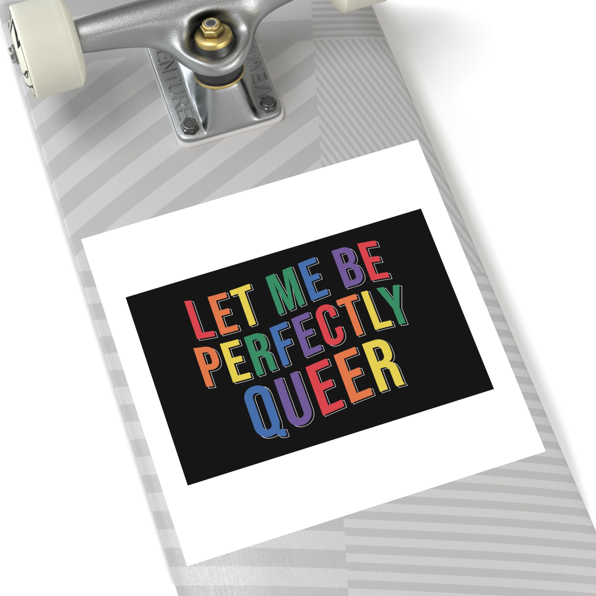 Pride Lgbtq Gay Typography Vector Tshirt Design(9) Laminate Stickers Square - Image 64