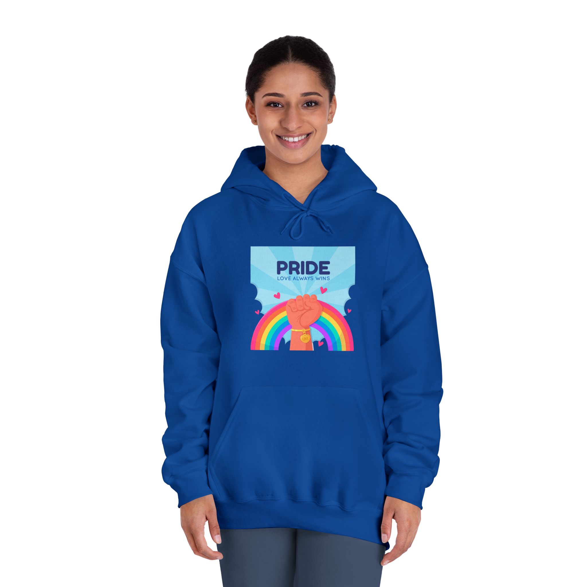 Pride Day Concept Unisex Dryblend Hooded Sweatshirt - Image 28
